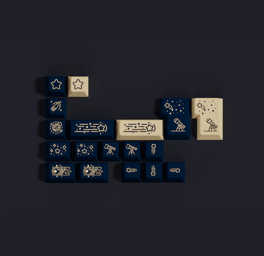 Keycap Cherry GMK CYL Stargaze ABS Doubleshot