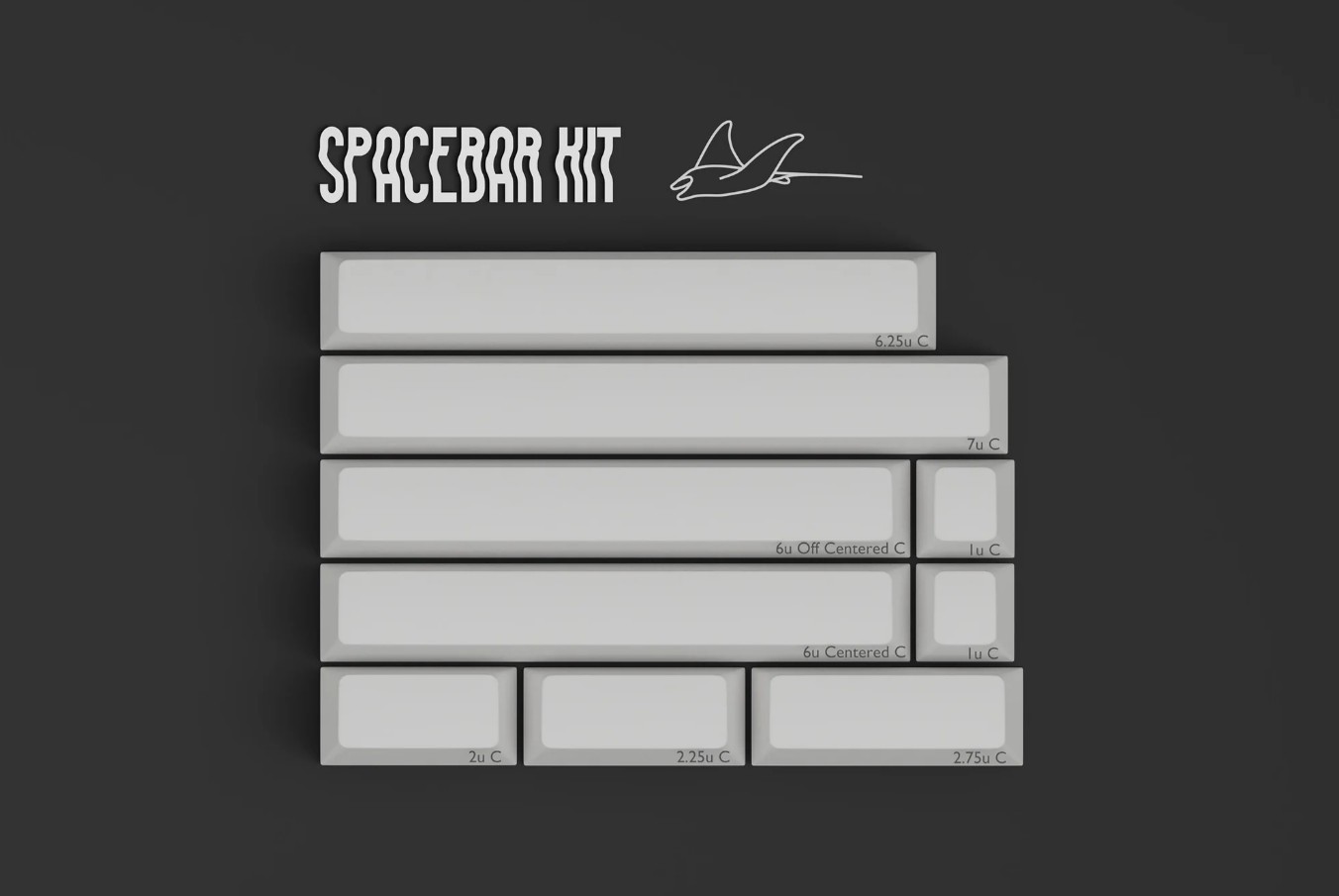 Keycap Cherry GMK CYL Manta ABS Doubleshot