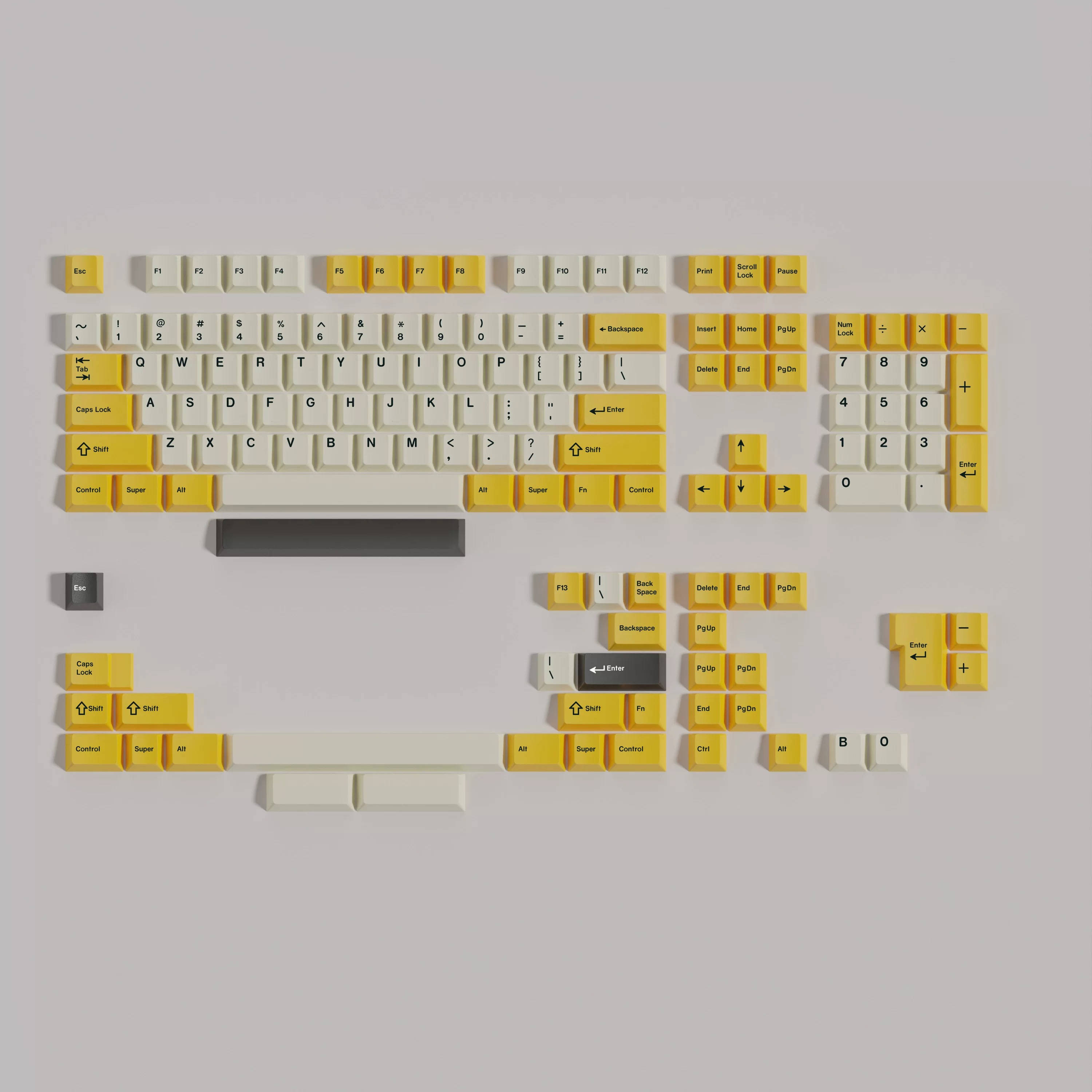 Keycap Walker Cherry Celery Summer PBT Dyesub - Tiếng Anh