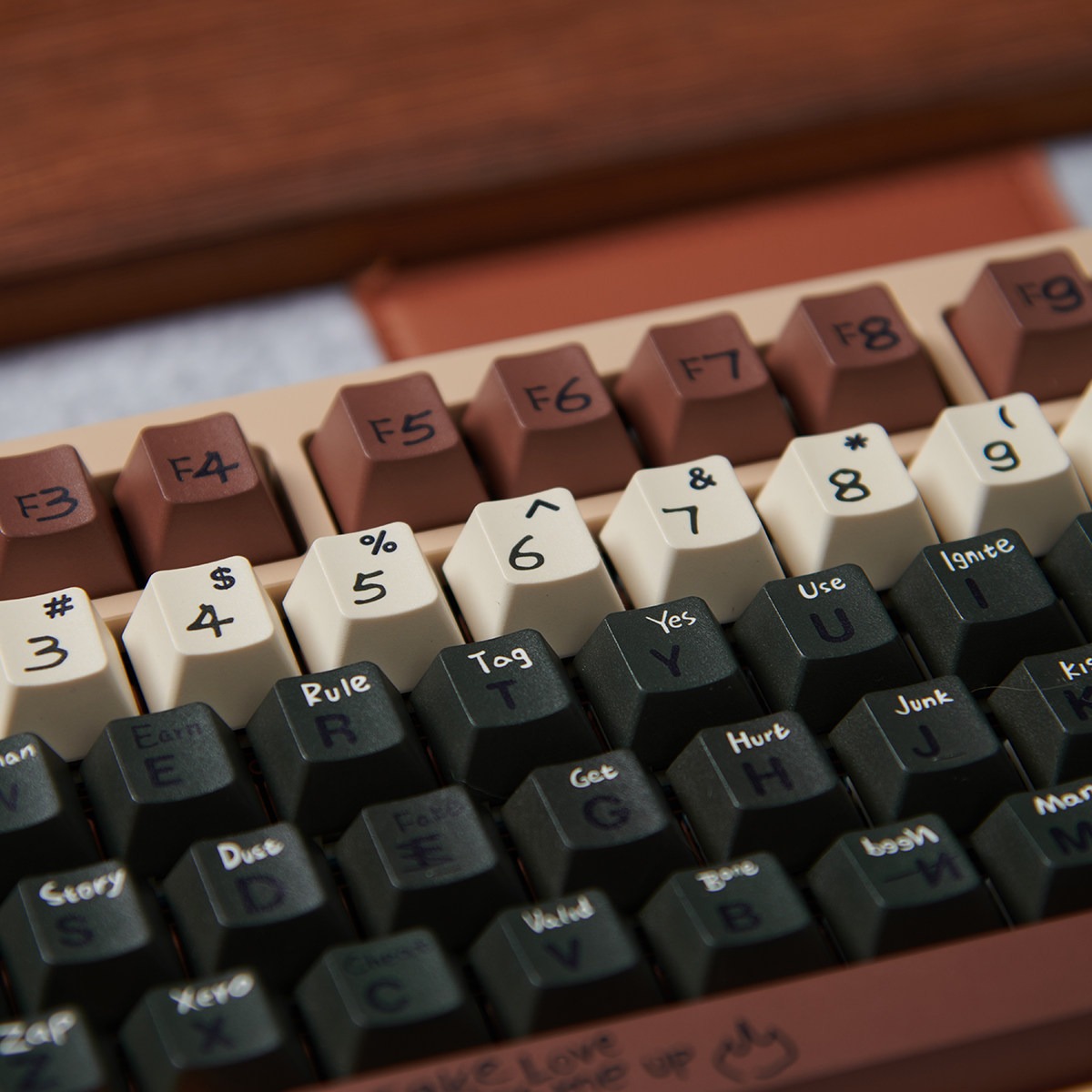 Keycap Mintcap Cherry Love Story PBT Dyesub