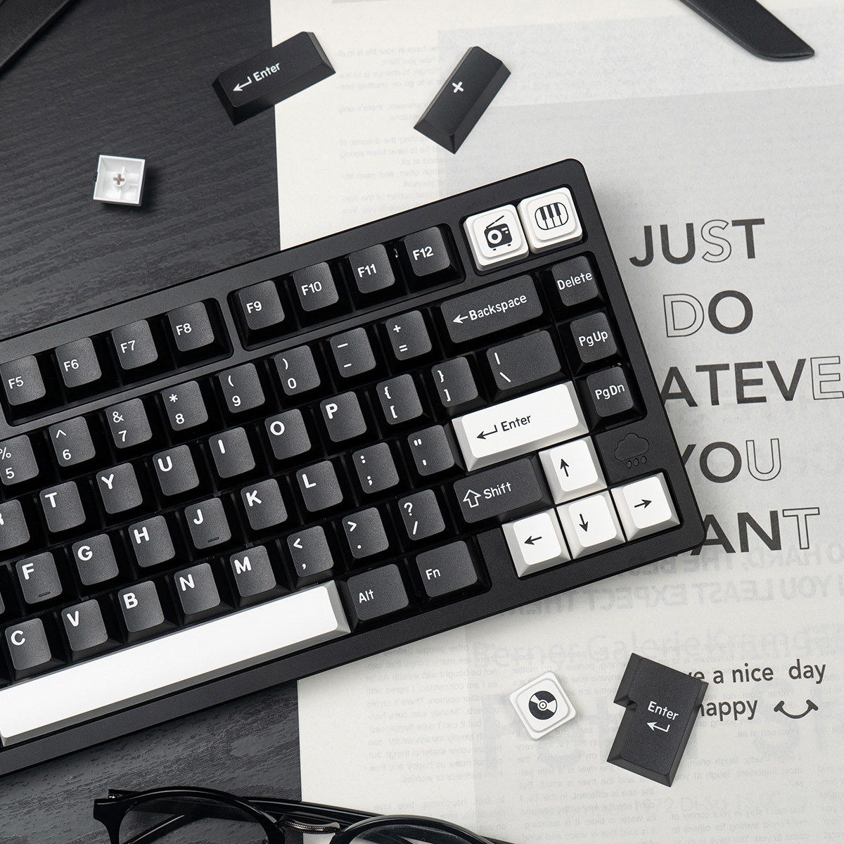 Keycap Mintcaps Cherry ABS Doubleshot WOB Two Color