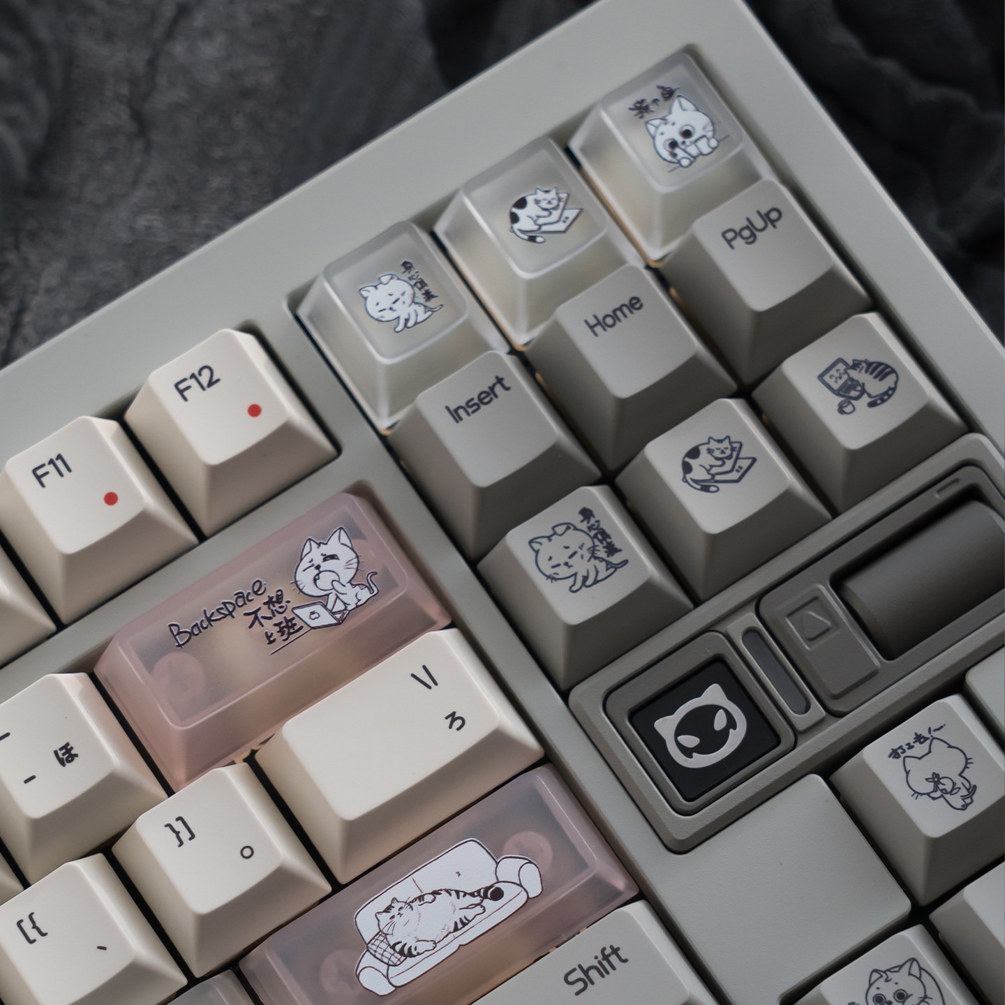 [In Stock] Keycap Cherry TapTempo Owl PBT Dyesub