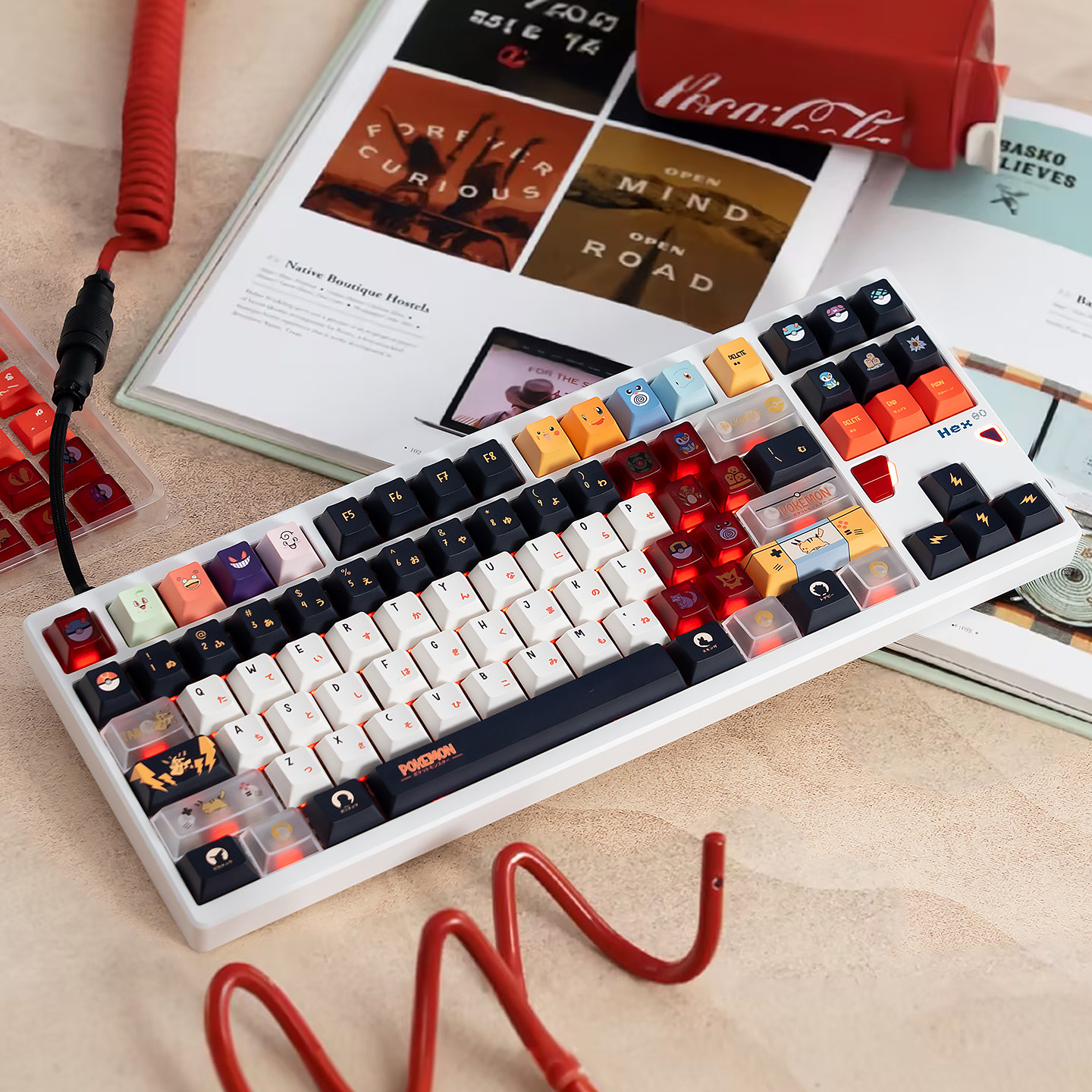 Keycap TapTempo Pokemon Cherry PBT Dyesub