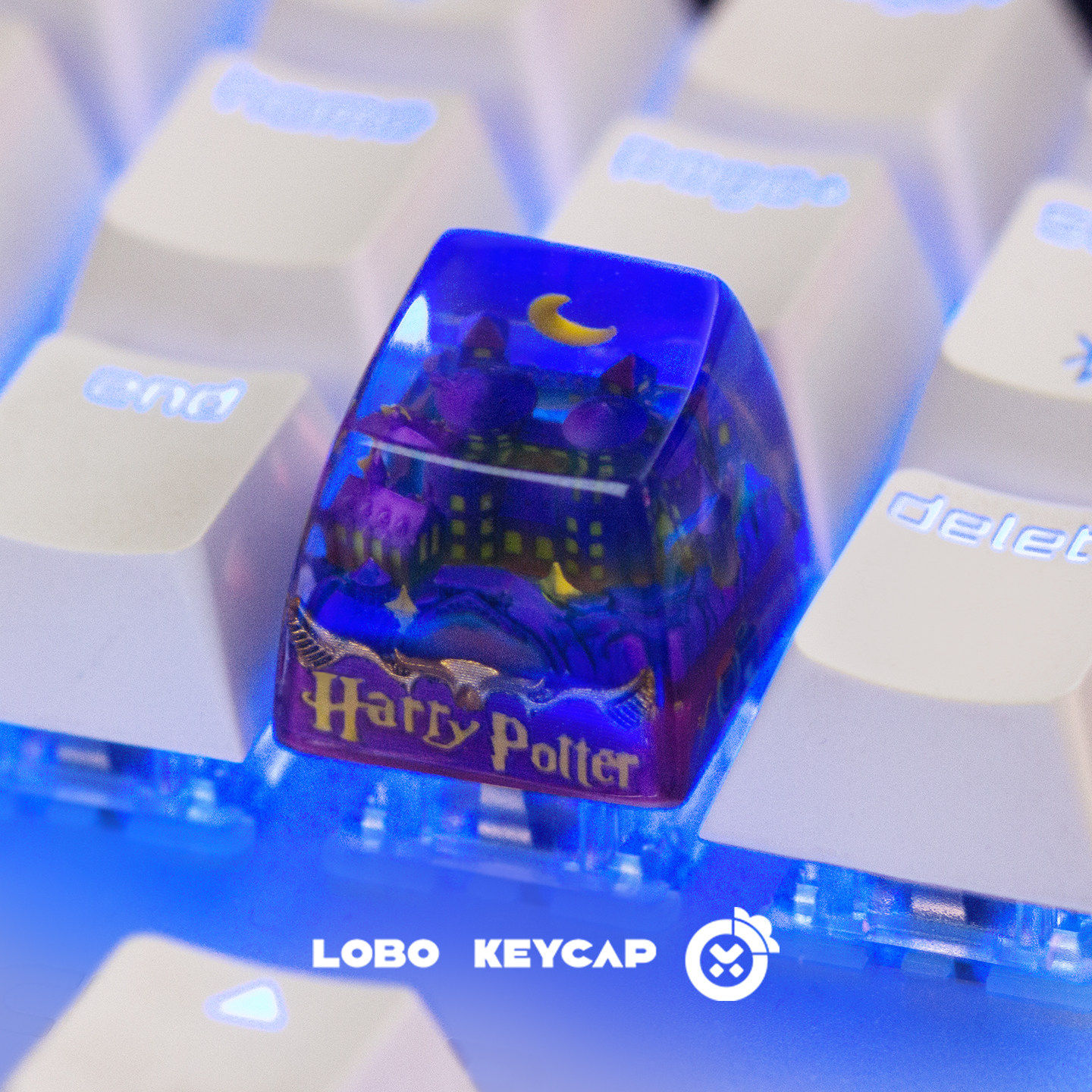 Keycap Artisan Lobo Harry Potter Castle Resin