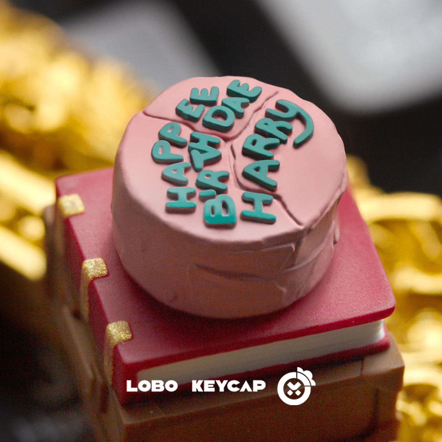 Keycap Artisan Lobo Harry Potter Cake (Xoay được)