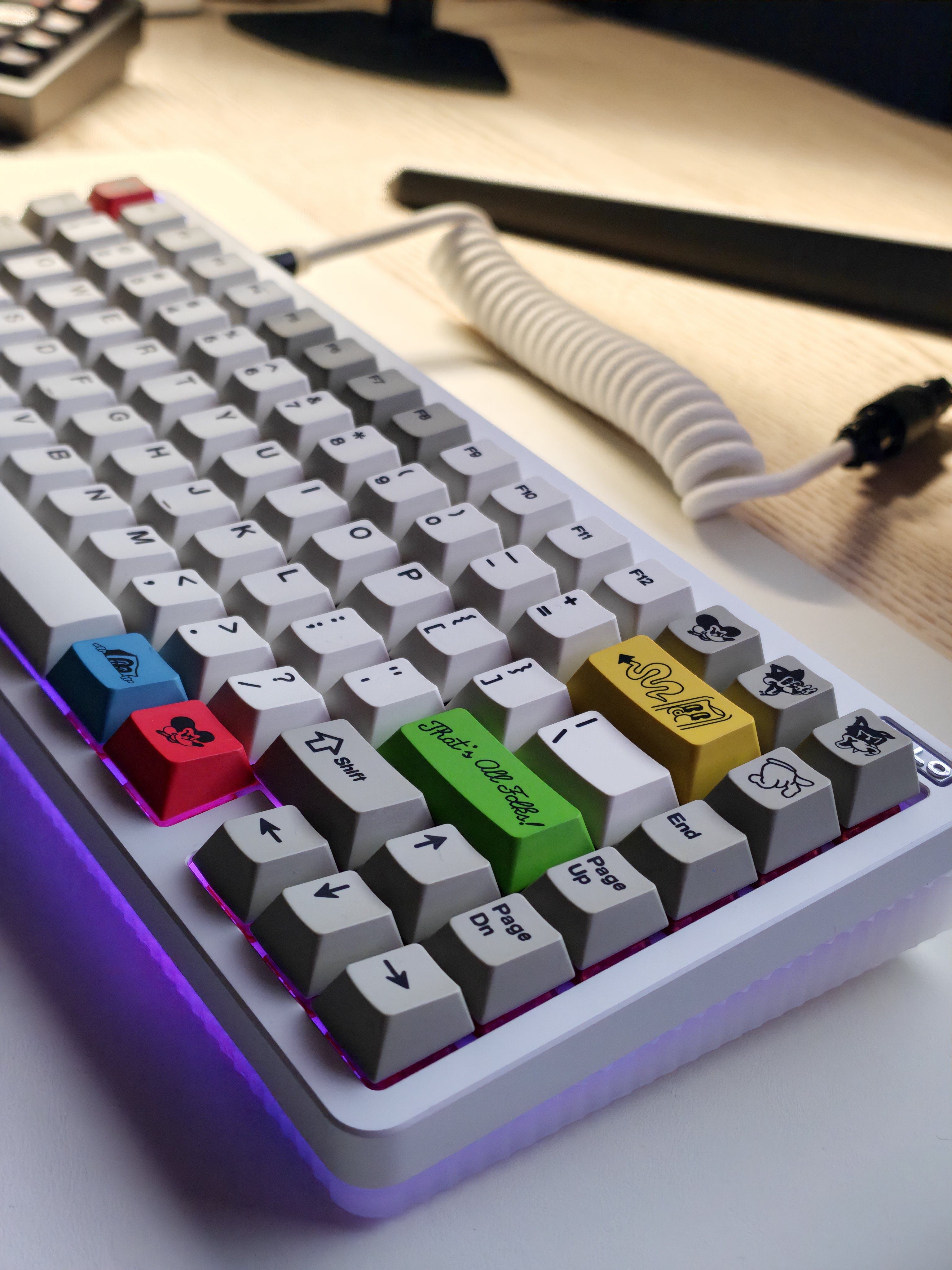 [In Stock] Keycap Walker Rubrehose Cherry PBT Dyesub
