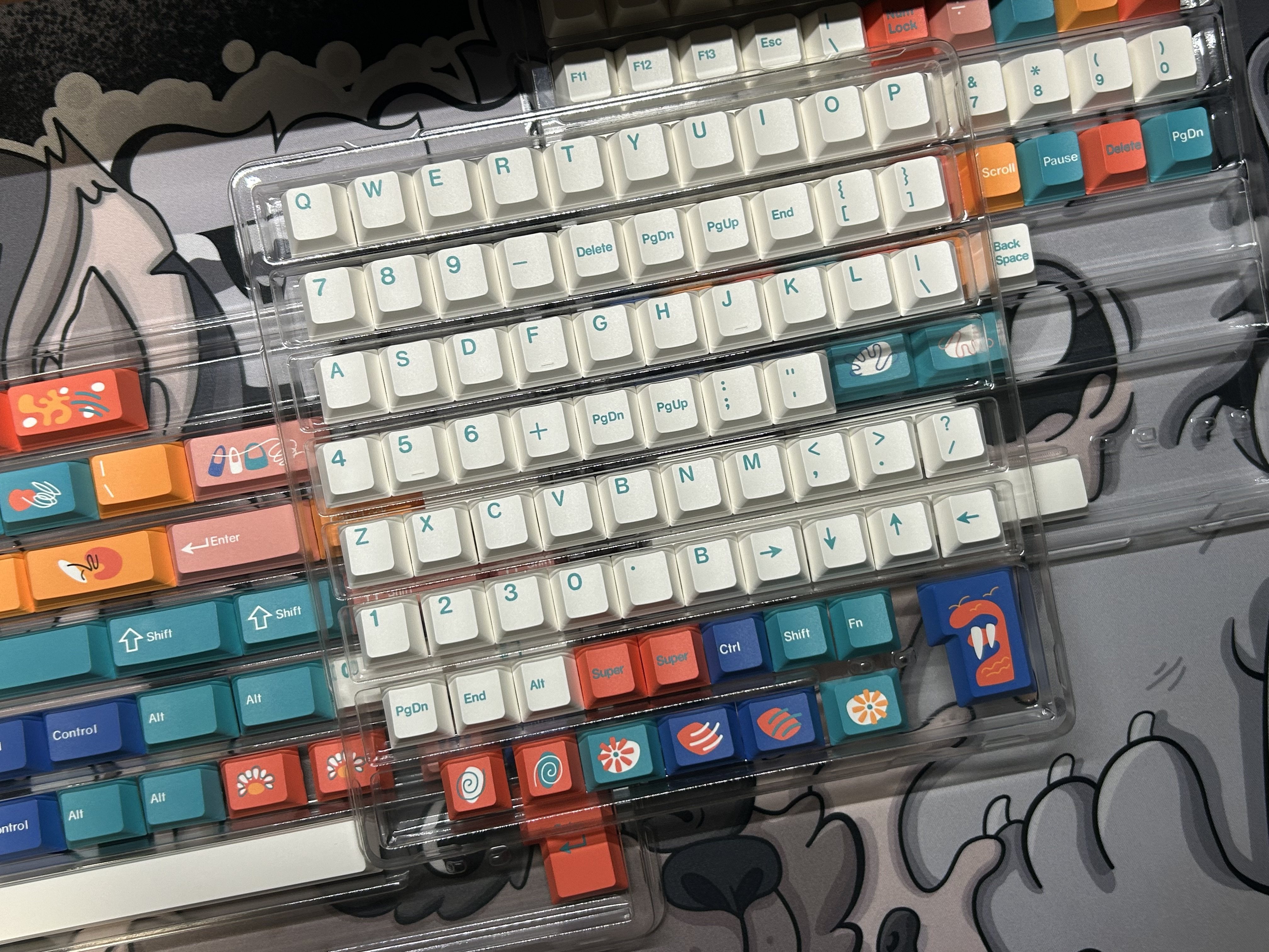 [In Stock] Keycap Walker Cinque Terre  Cherry PBT Dyesub
