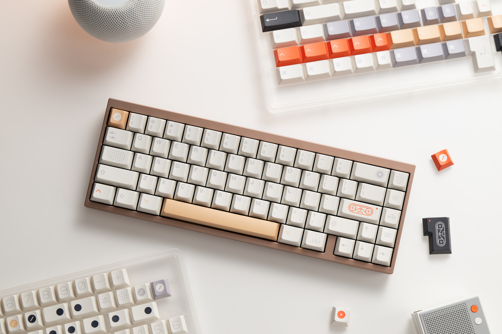 Keycap PBTfans Virtuoso Cherry PBT Dyesub