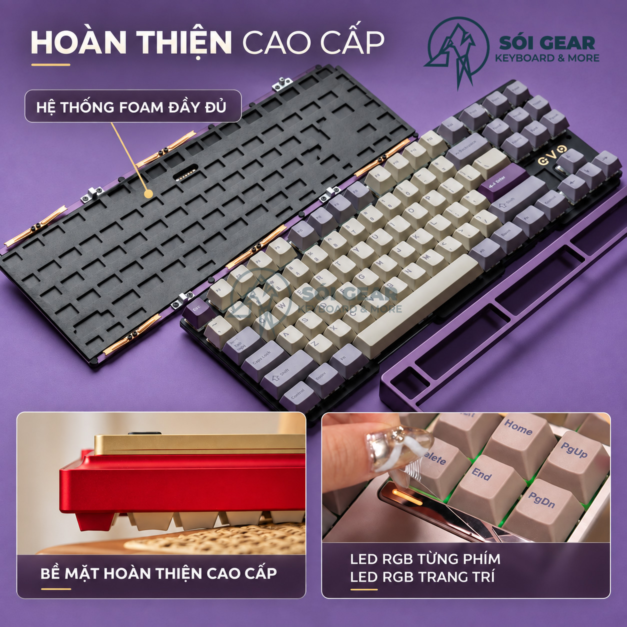 [In Stock] Bàn phím Prebuilt EVO80 Keyboard