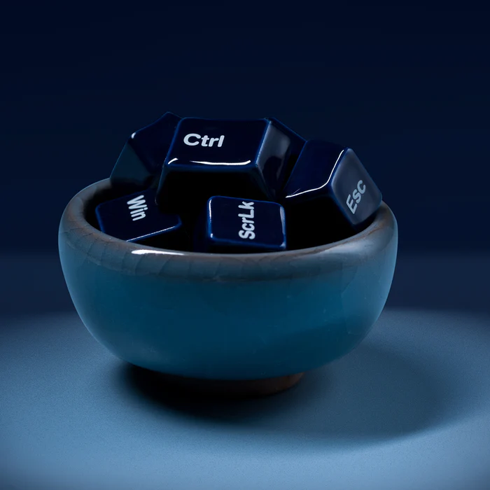 Keycap Sứ Cerakey V2 - Indigo Glossy