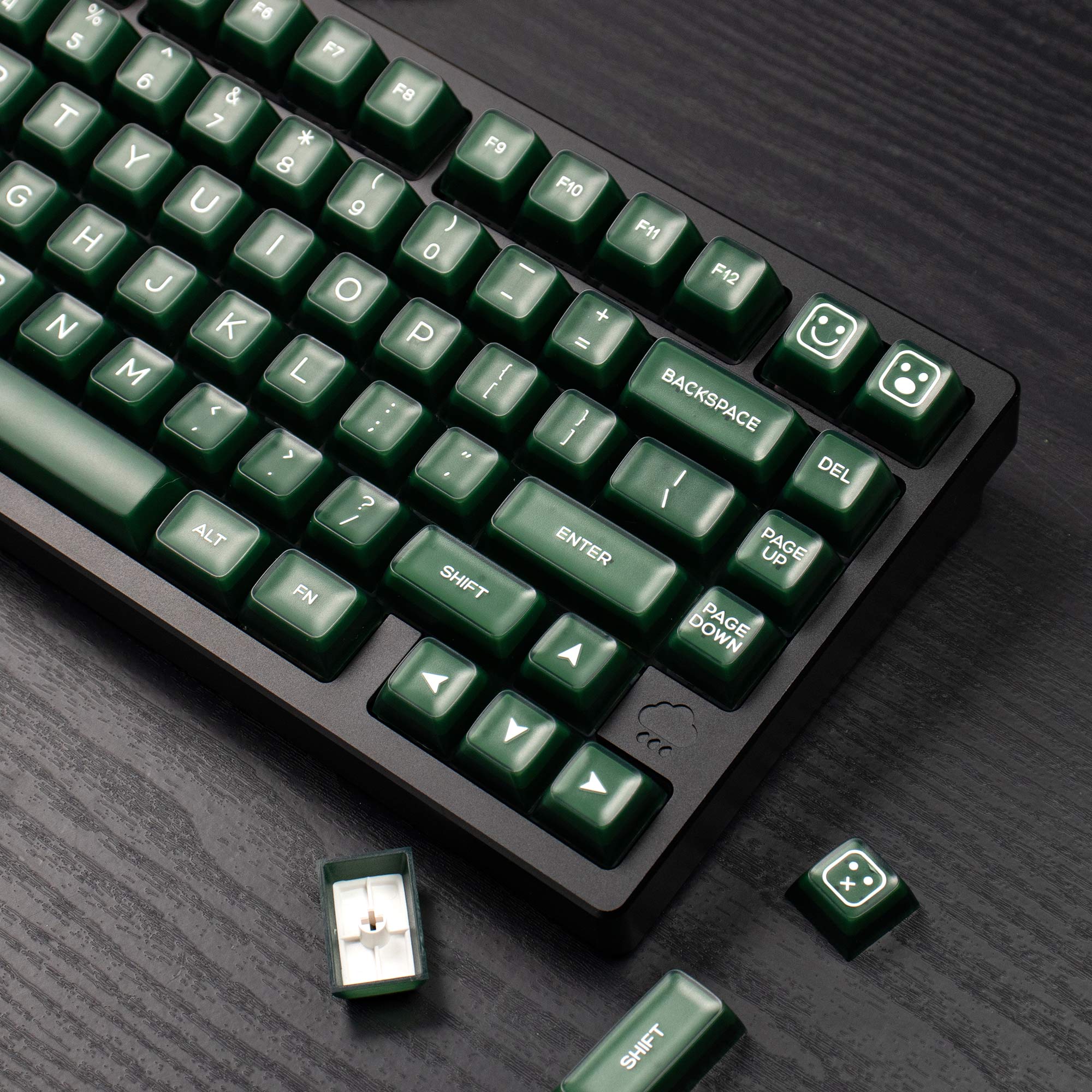 Keycap SA Green Mintcaps  PBT doubleshot