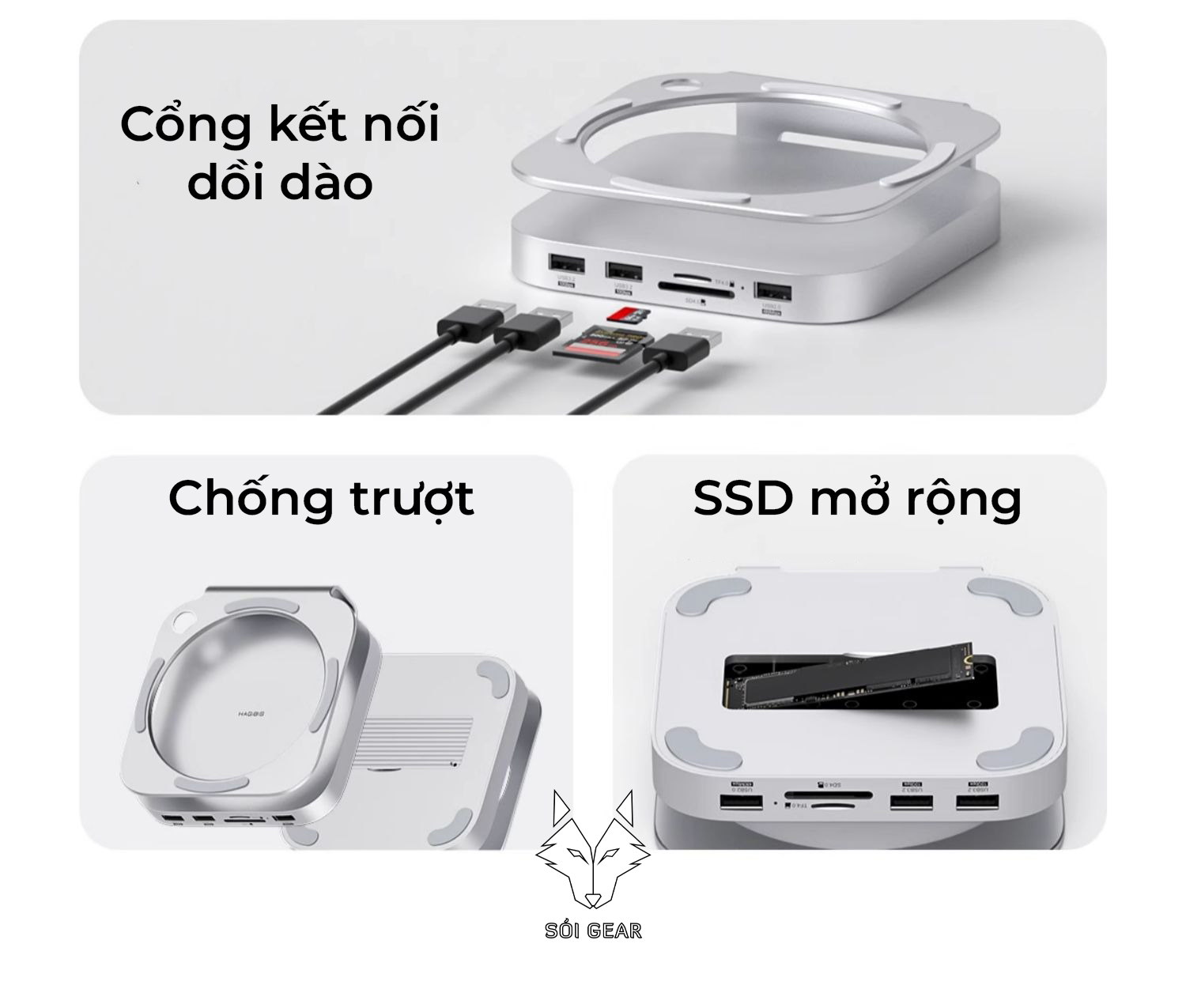 HAGiBiS Hub cho Mac Mini M4