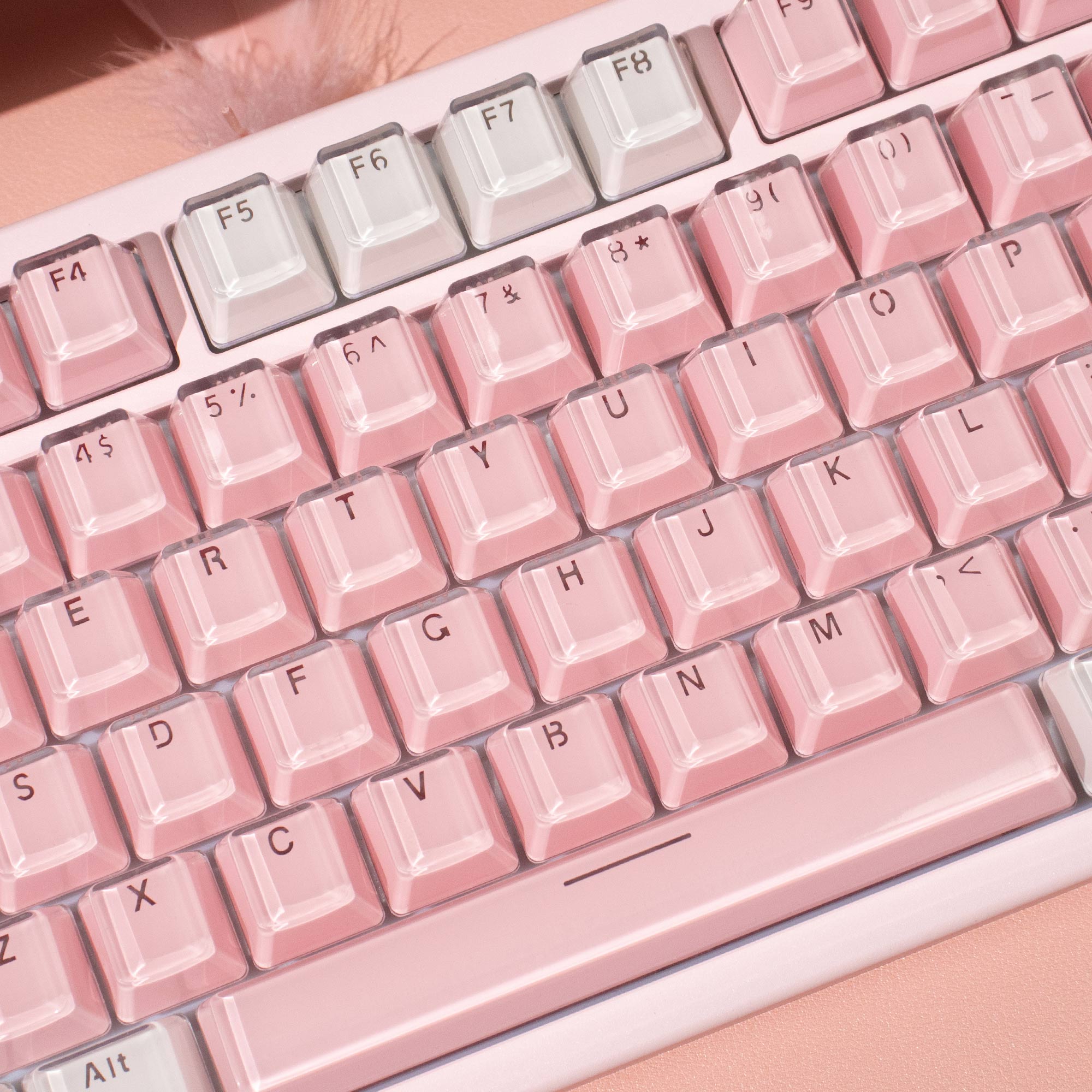 Keycap OEM Mintcaps Crystal Jelly ABS Doubleshot