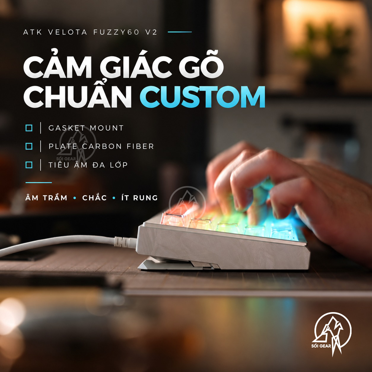 [In Stock] ATK x VELOTA FUZZY 60 V2 HE | FUZZY 63 V2 HE