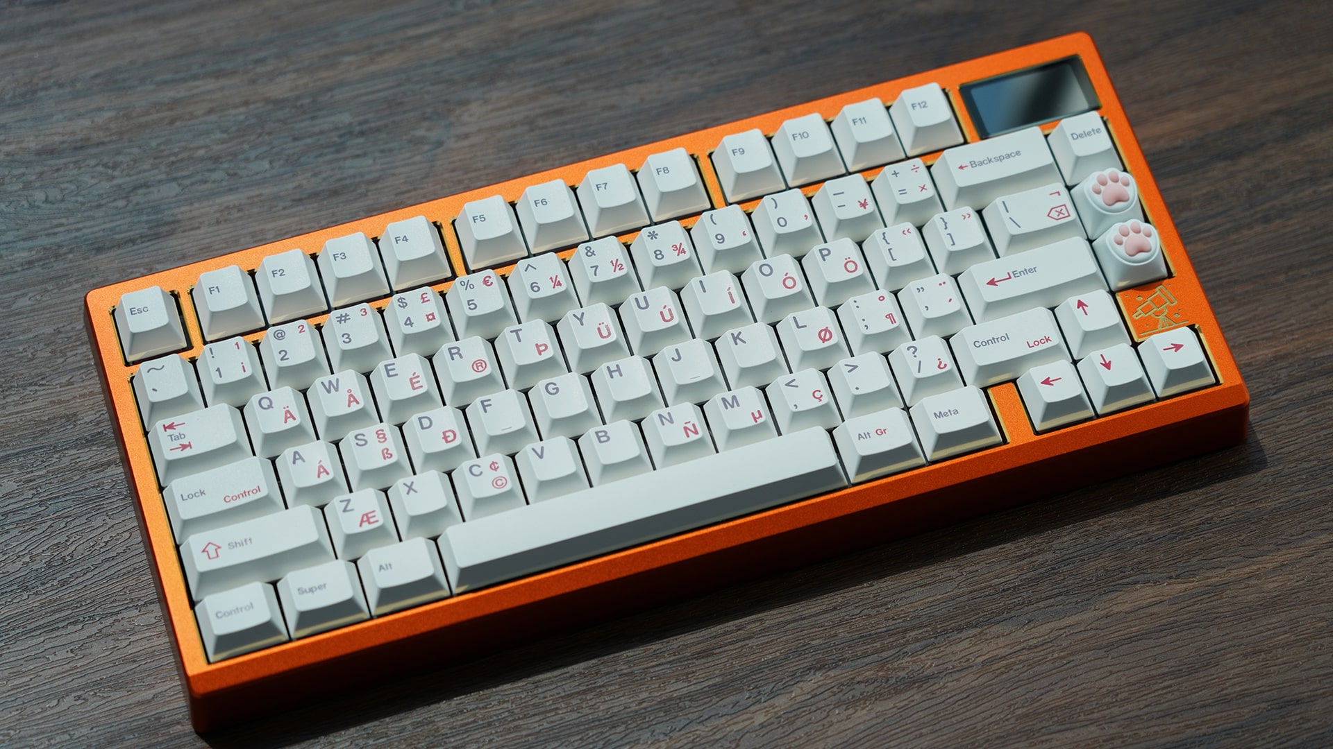 [Extra GB] [Oct] Zoom75 Keyboard Special Edition - Case Anodized Orange