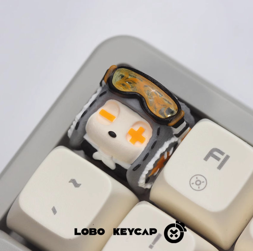 Keycap Lobo Artisan Flight V1 Xuyên LED