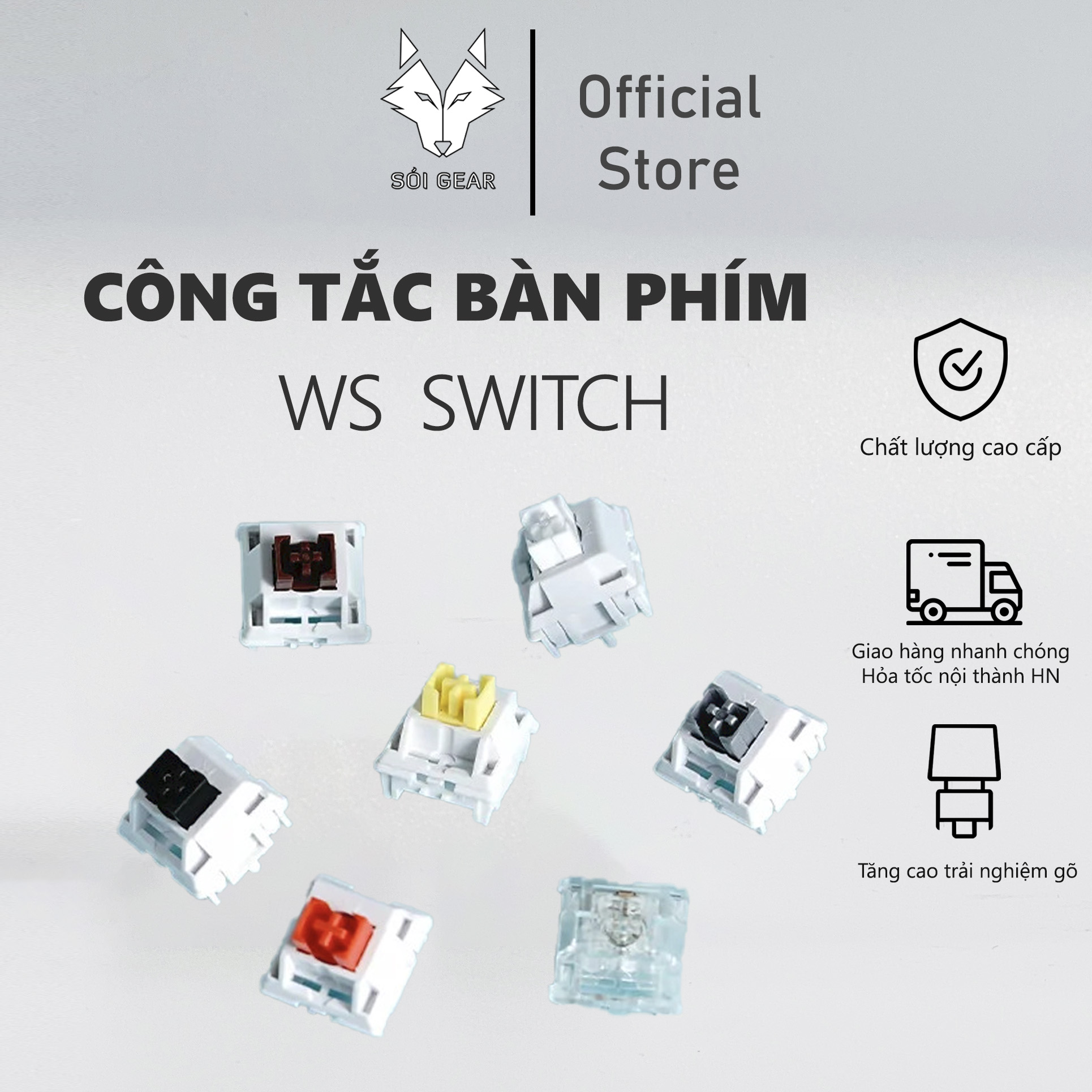 Switch Linear/Tactile/Silent WS Switch (Wuque Switch)