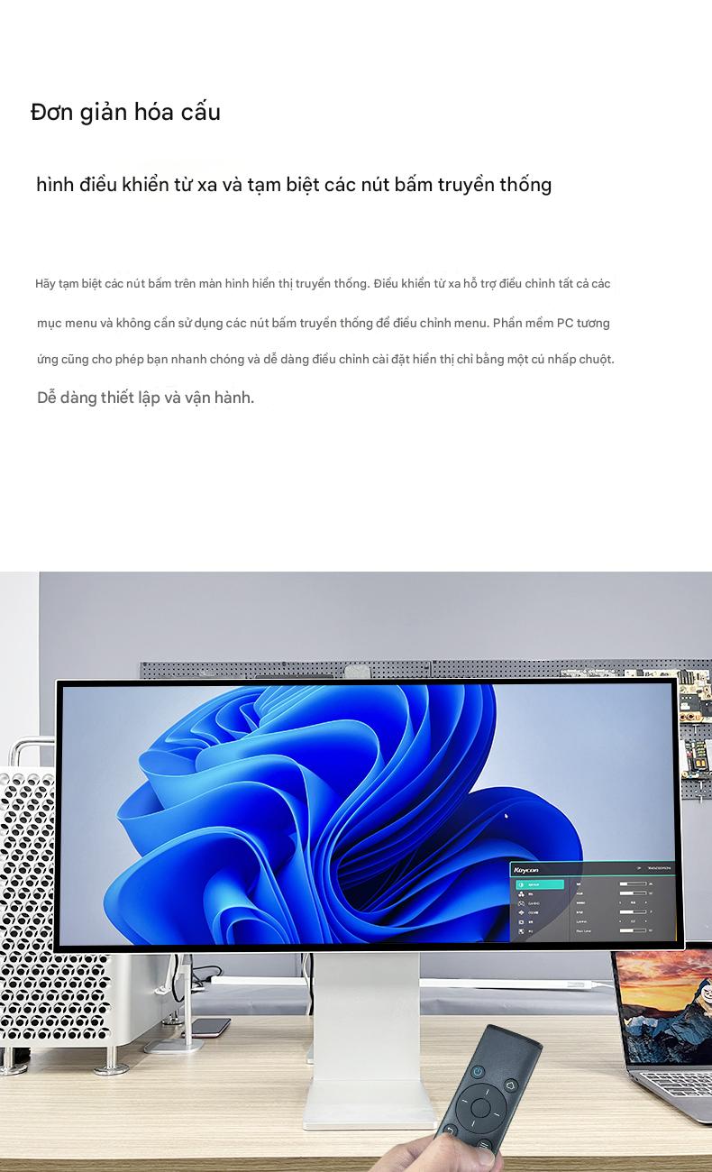 Màn hình Kuycon IPS 34 Inch 5K 60Hz G34W Bản Lỗ