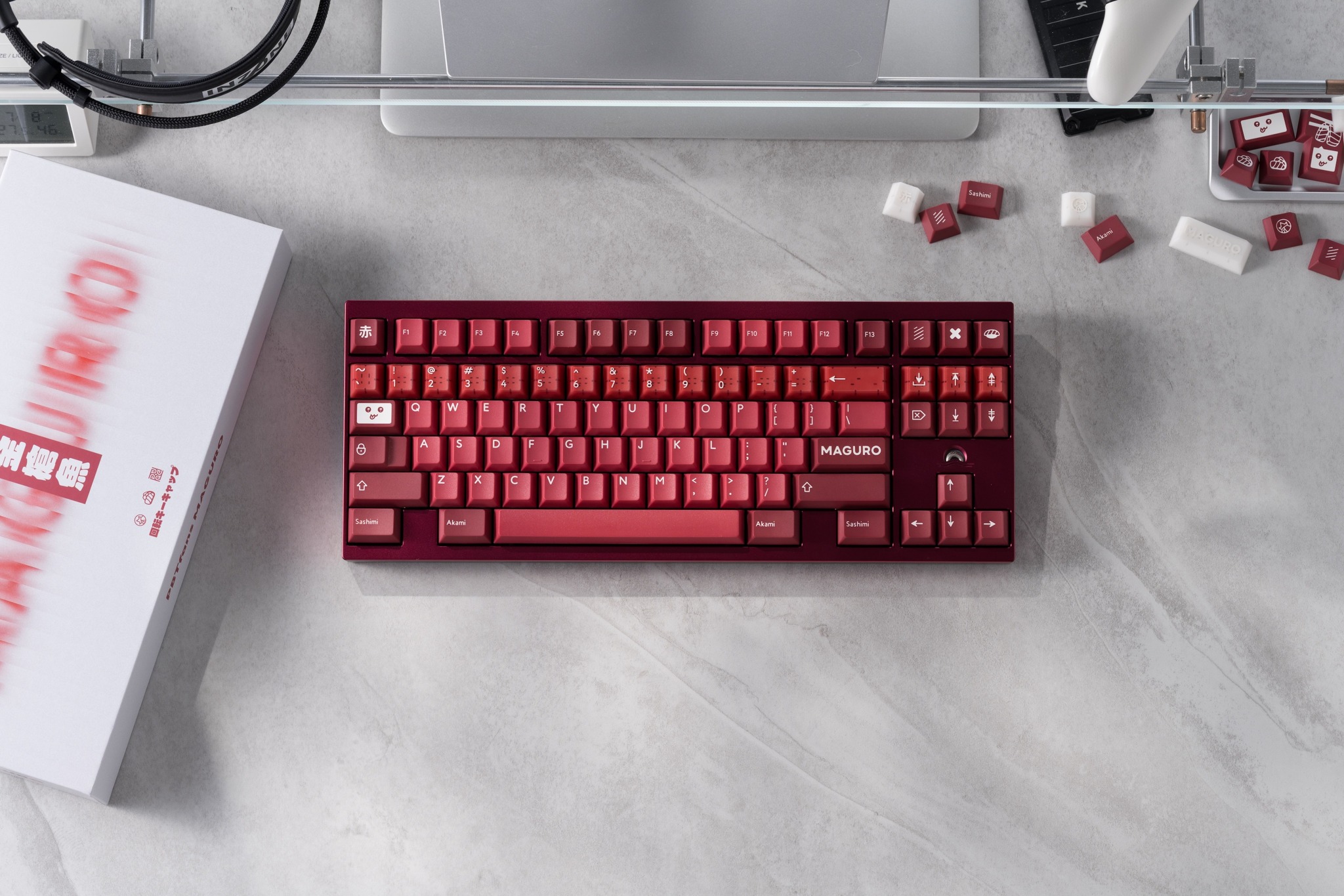 Keycap PBTfans Maguro Cherry PBT Doubleshot