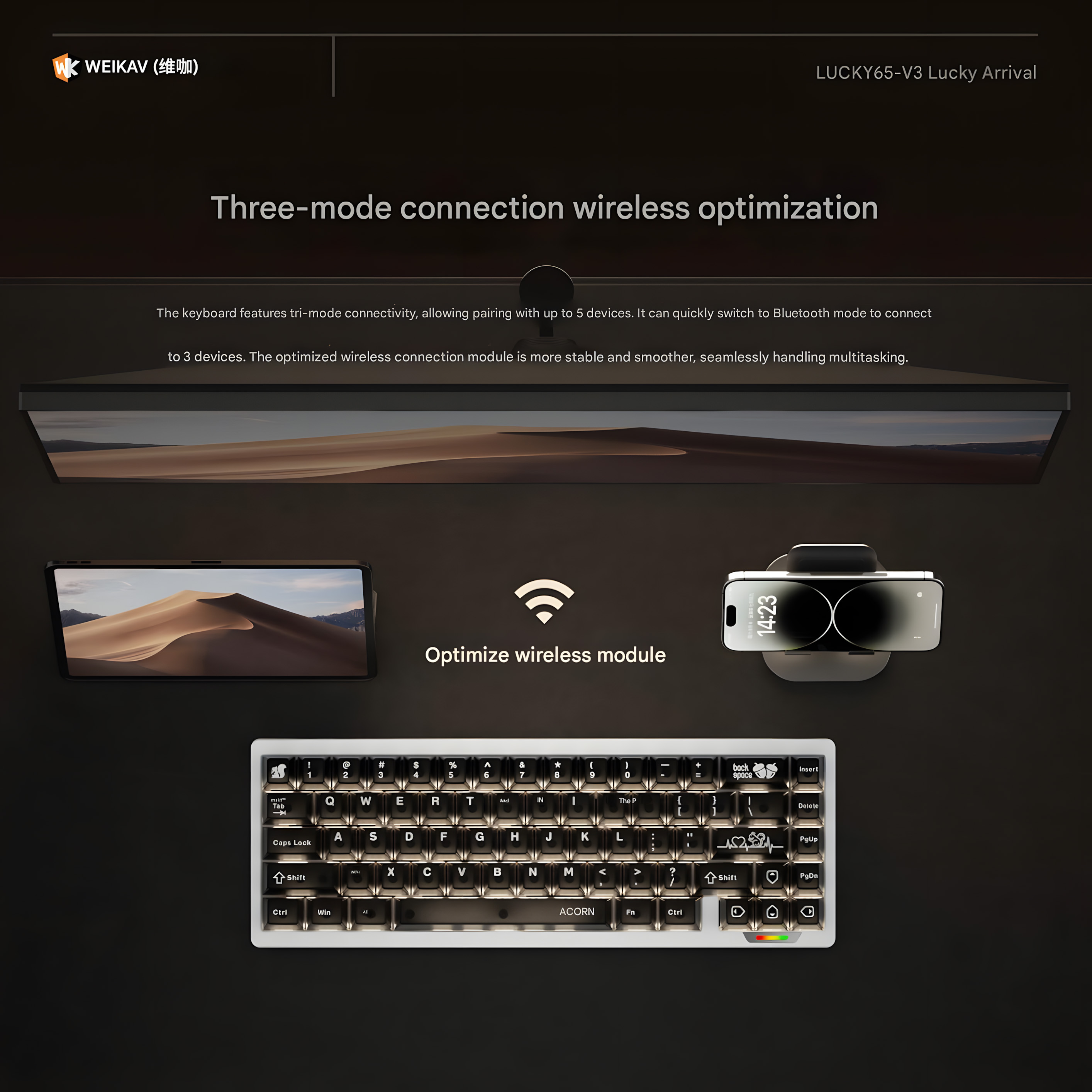 [Pre-order] KIT bàn phím Lucky65 V3