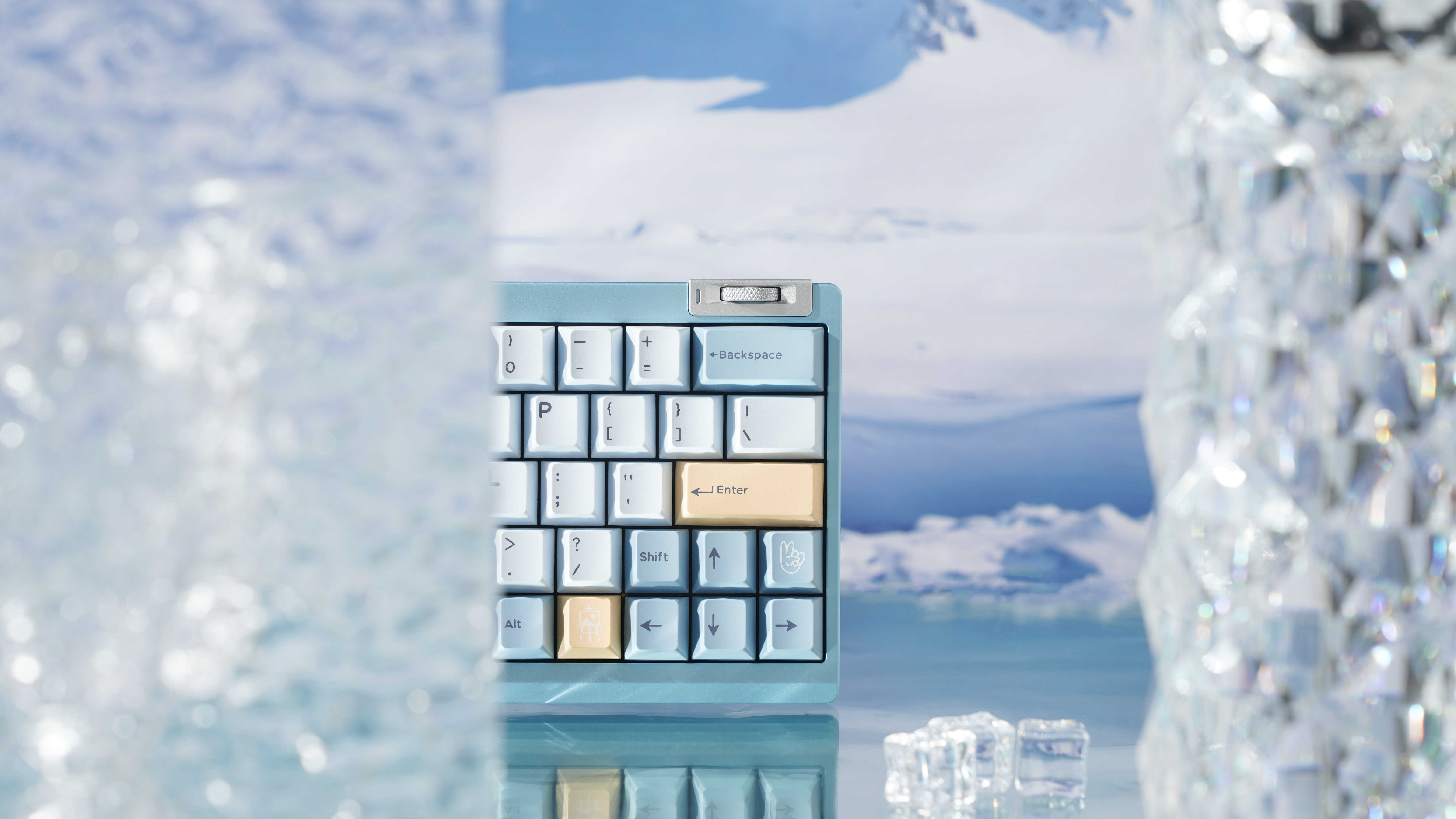 [GB] Zoom64 Mechanial Keyboard Kit - Arctic Blue