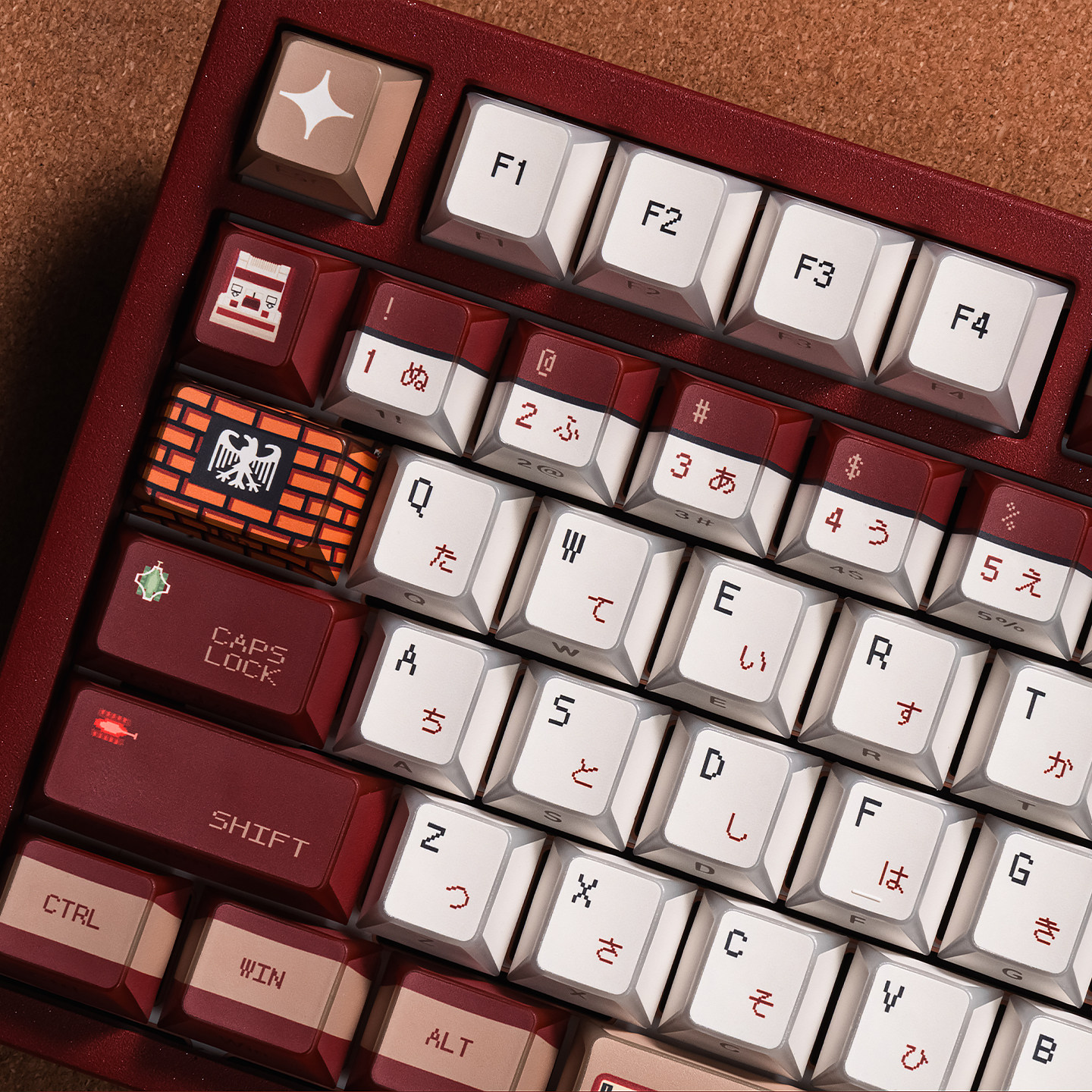 Keycap TapTempo NES Holographic Cherry PBT Dyesub