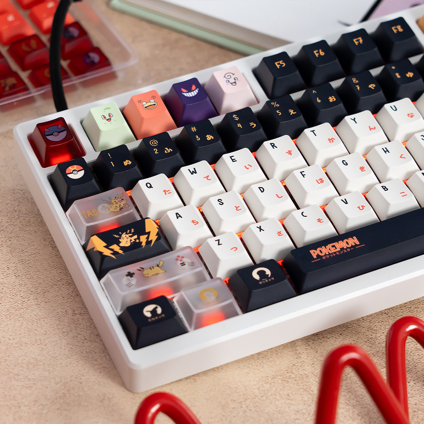 Keycap TapTempo Pokemon Cherry PBT Dyesub