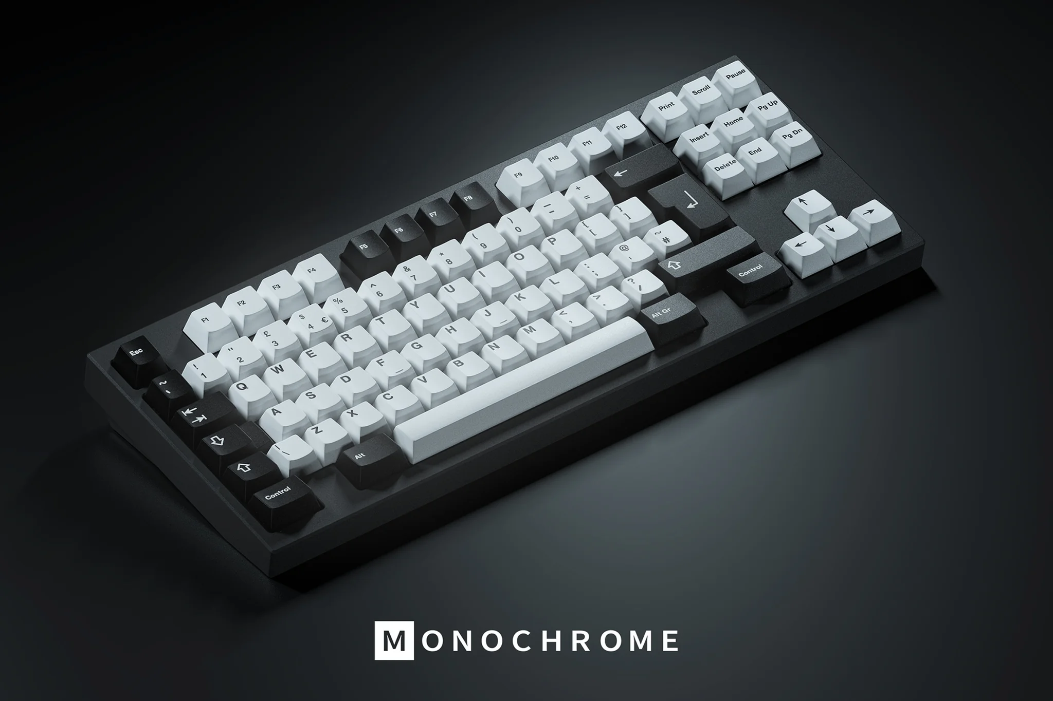 Keycap GMK CYL Monochrome R2 Cherry ABS Doubleshot