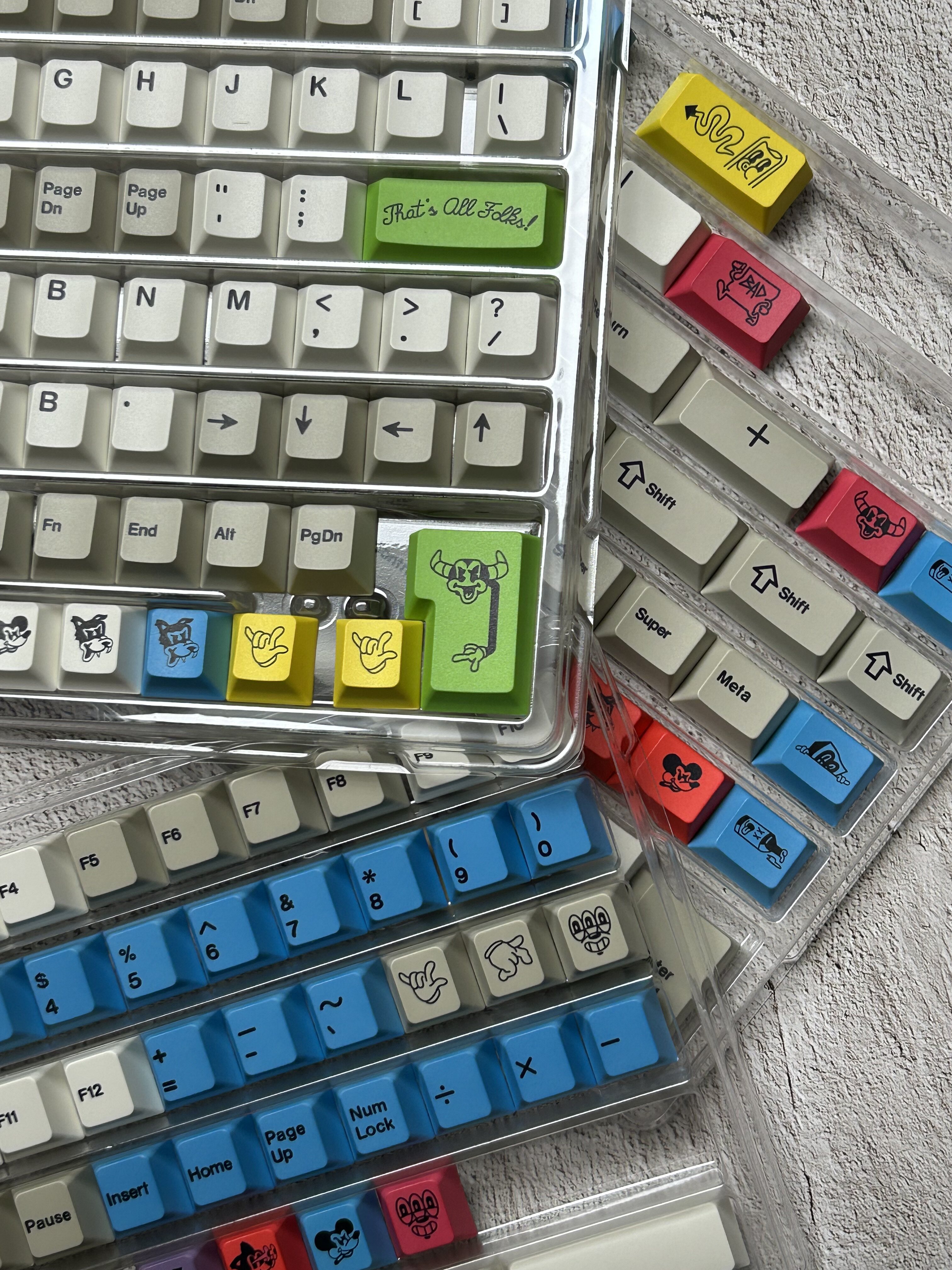 [In Stock] Keycap Walker Rubrehose Cherry PBT Dyesub
