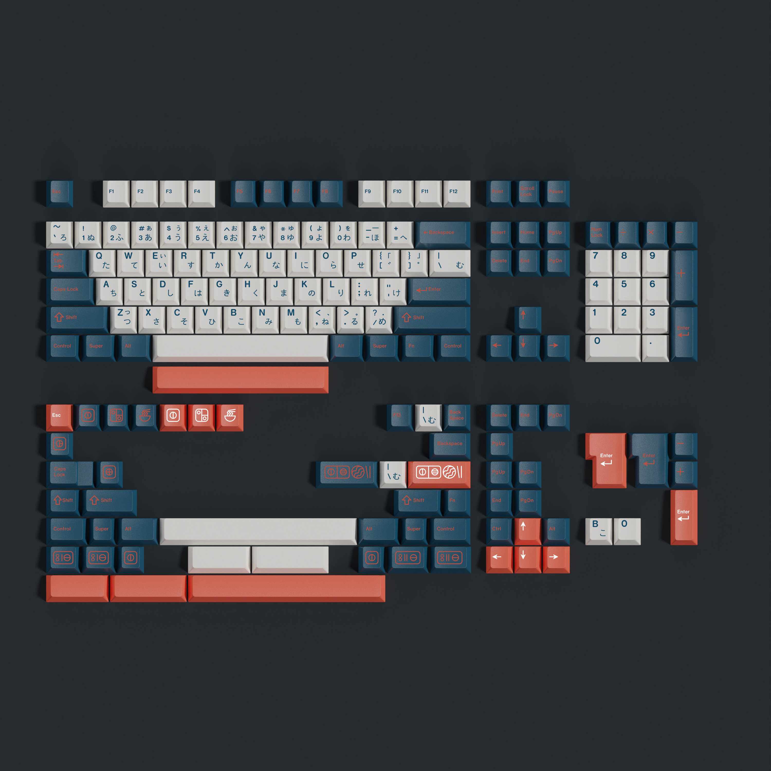 [In Stock] Keycap Walker Bento Cherry PBT Dyesub