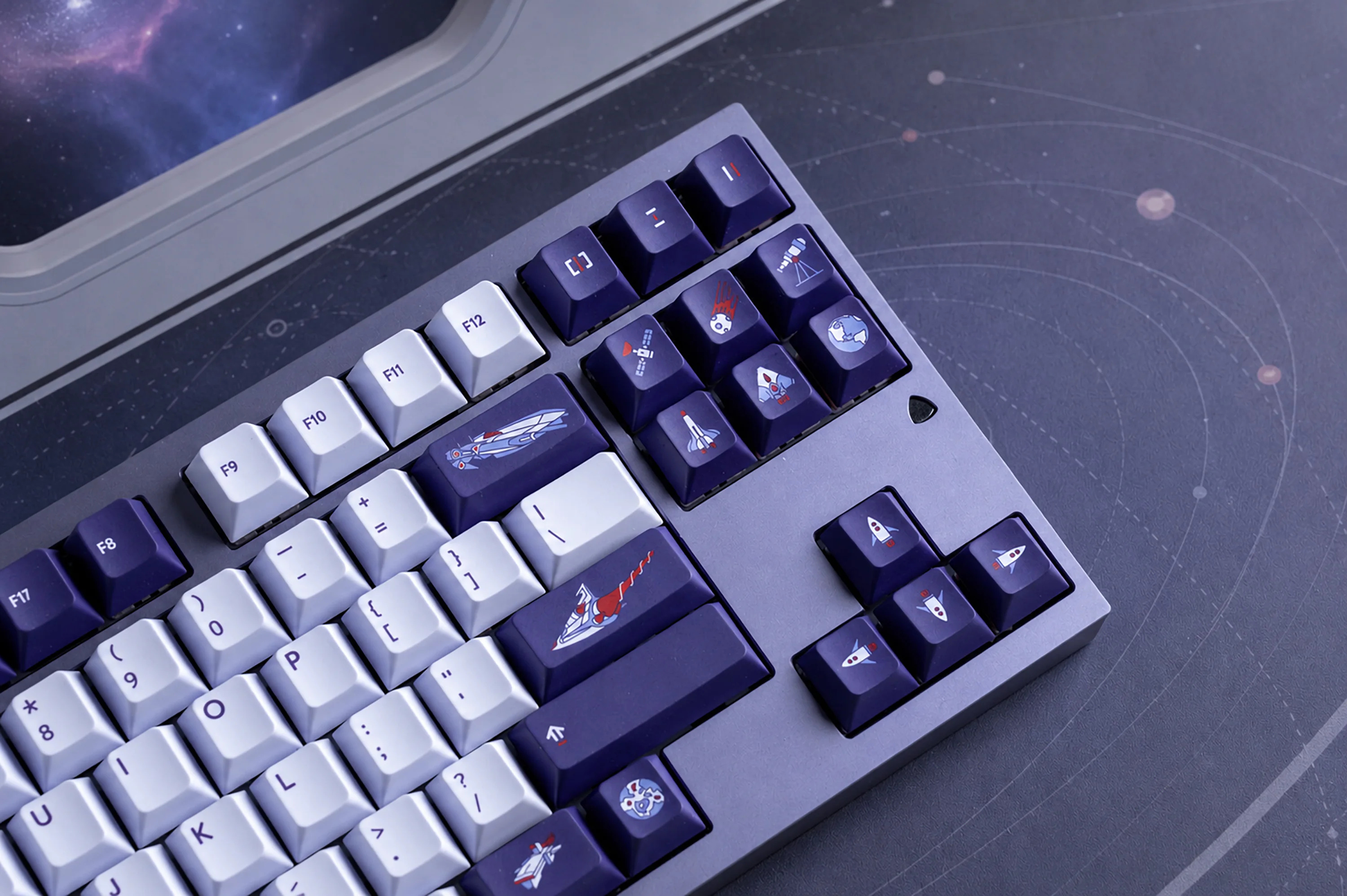 Keycap PBTFans Voyager Cherry PBT Dyesub