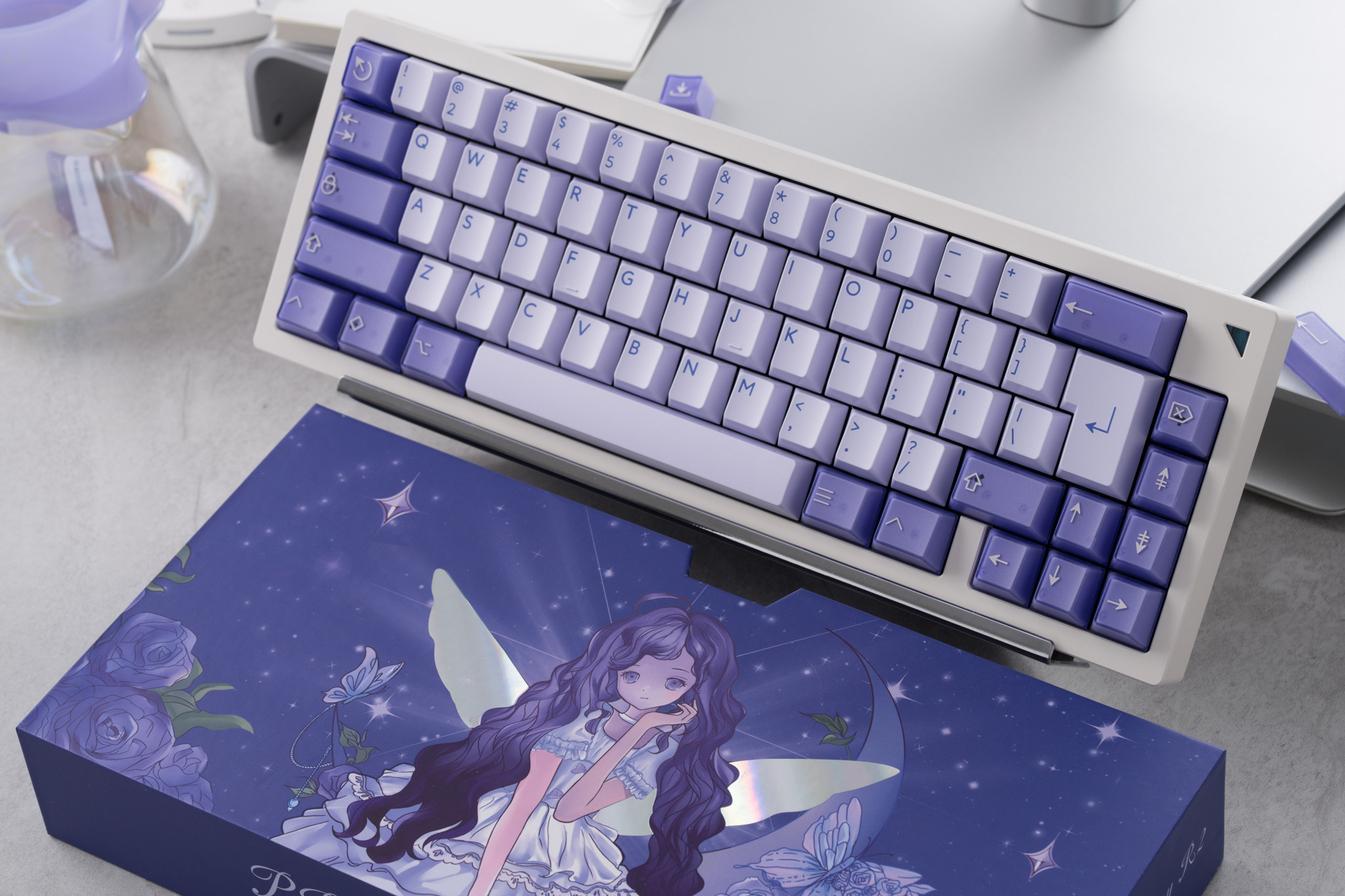 Keycap PBTfans Fairy R2 Cherry PBT Doubleshot