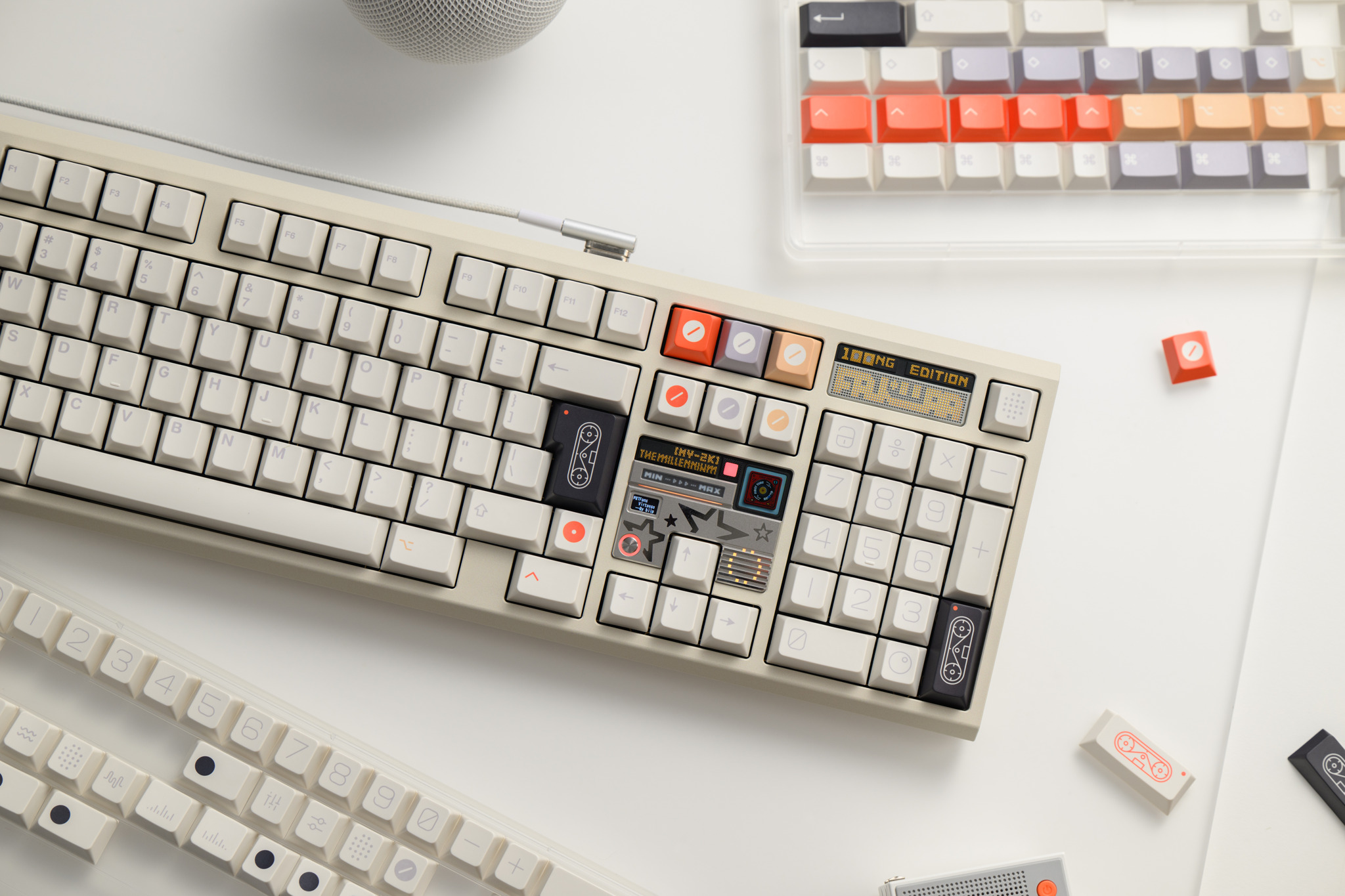 Keycap PBTfans Virtuoso Cherry PBT Dyesub
