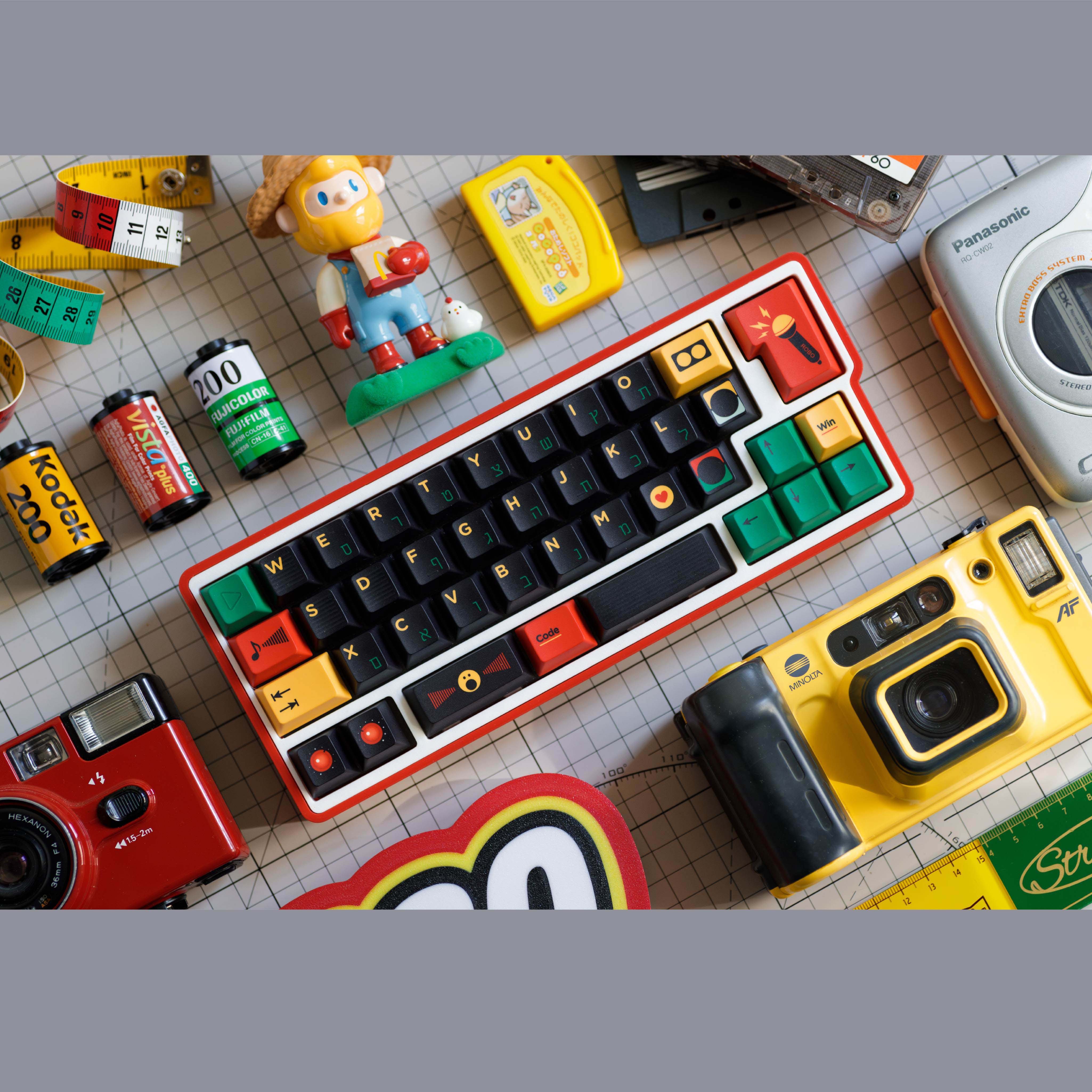 [In Stock] Keycap Cherry Wukds ROBO144 PBT Dyesub