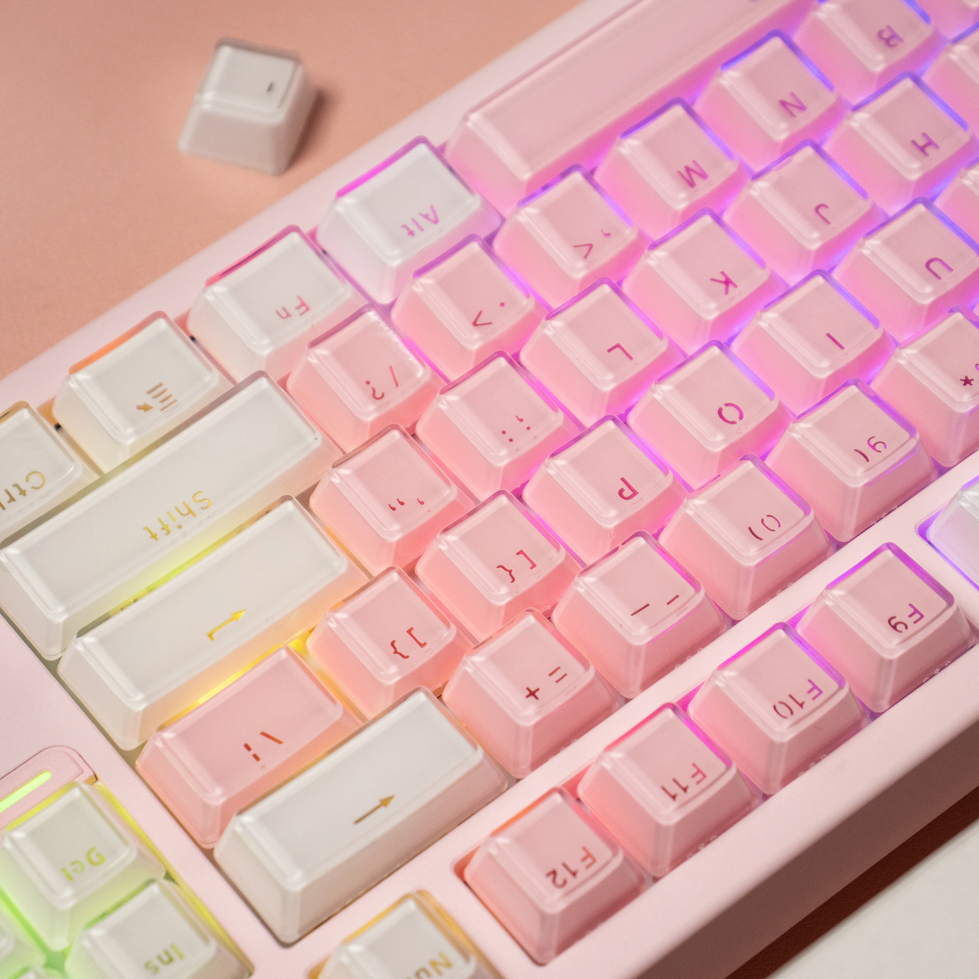 Keycap OEM Mintcaps Crystal Jelly ABS Doubleshot