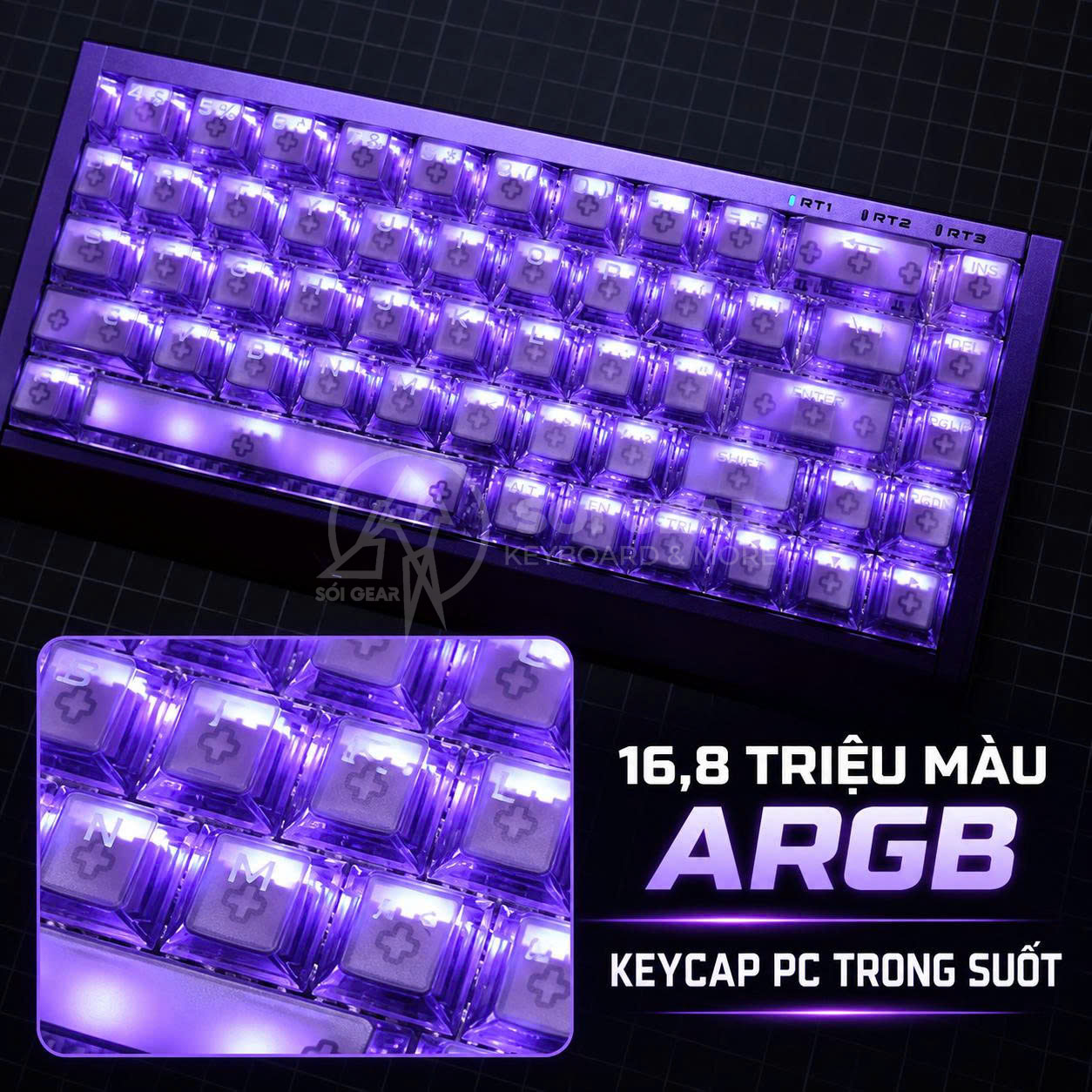 Bàn Phím Mchose Ace68 GT HE