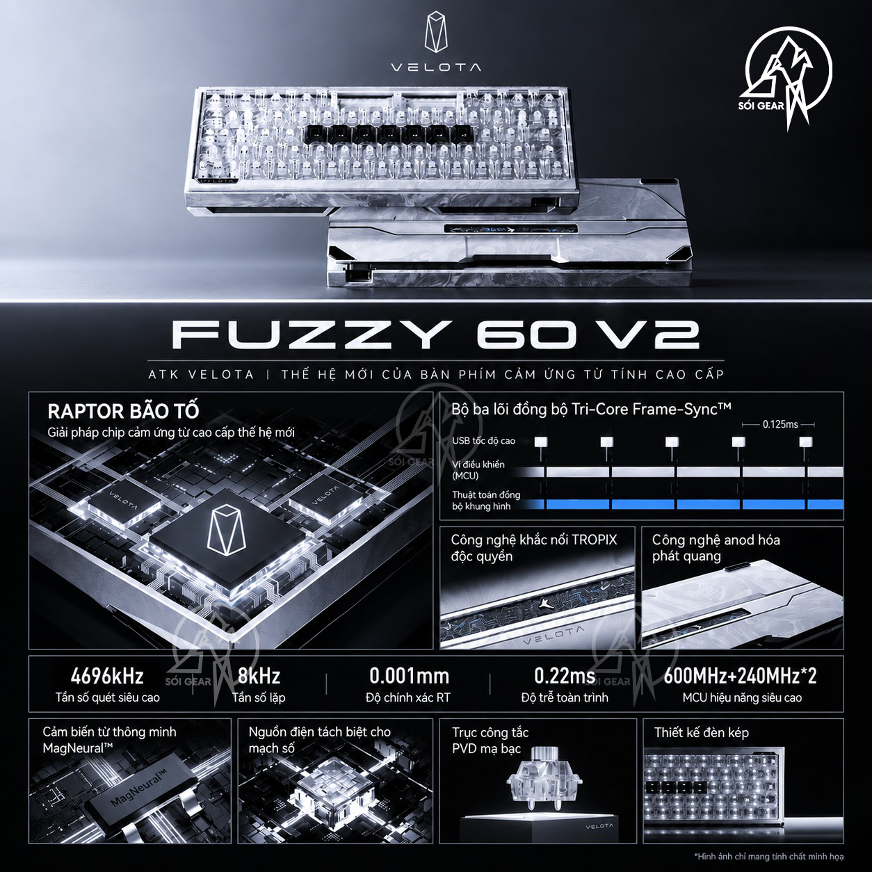 [In Stock] ATK x VELOTA FUZZY 60 V2 HE | FUZZY 63 V2 HE