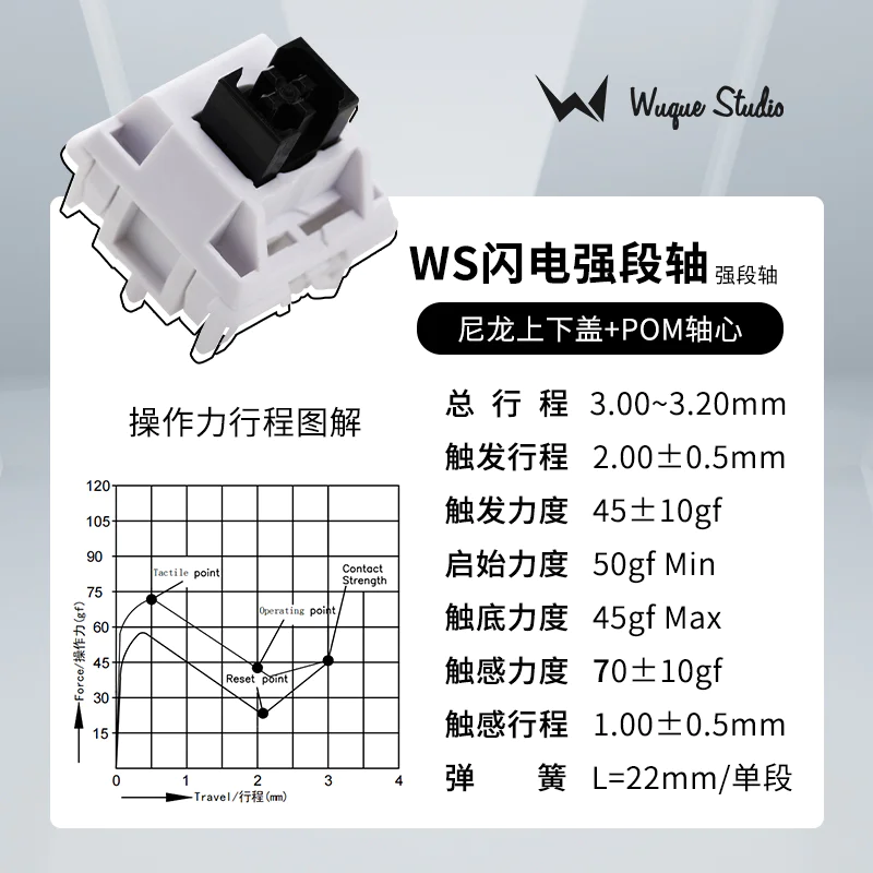 Switch Linear/Tactile/Silent WS Switch (Wuque Switch)