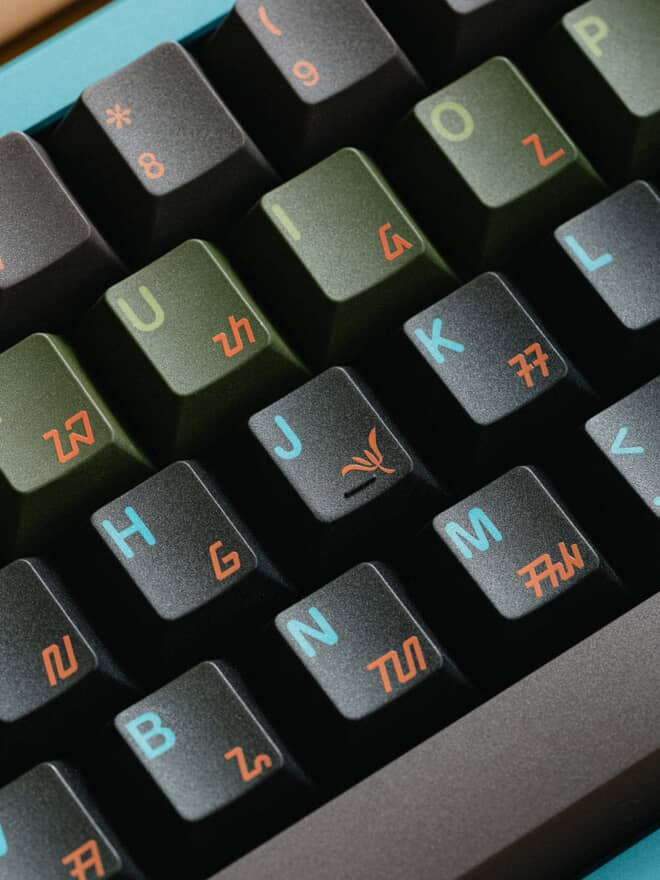 Keycap Cherry KeyKobo Komodo ABS Doubleshot