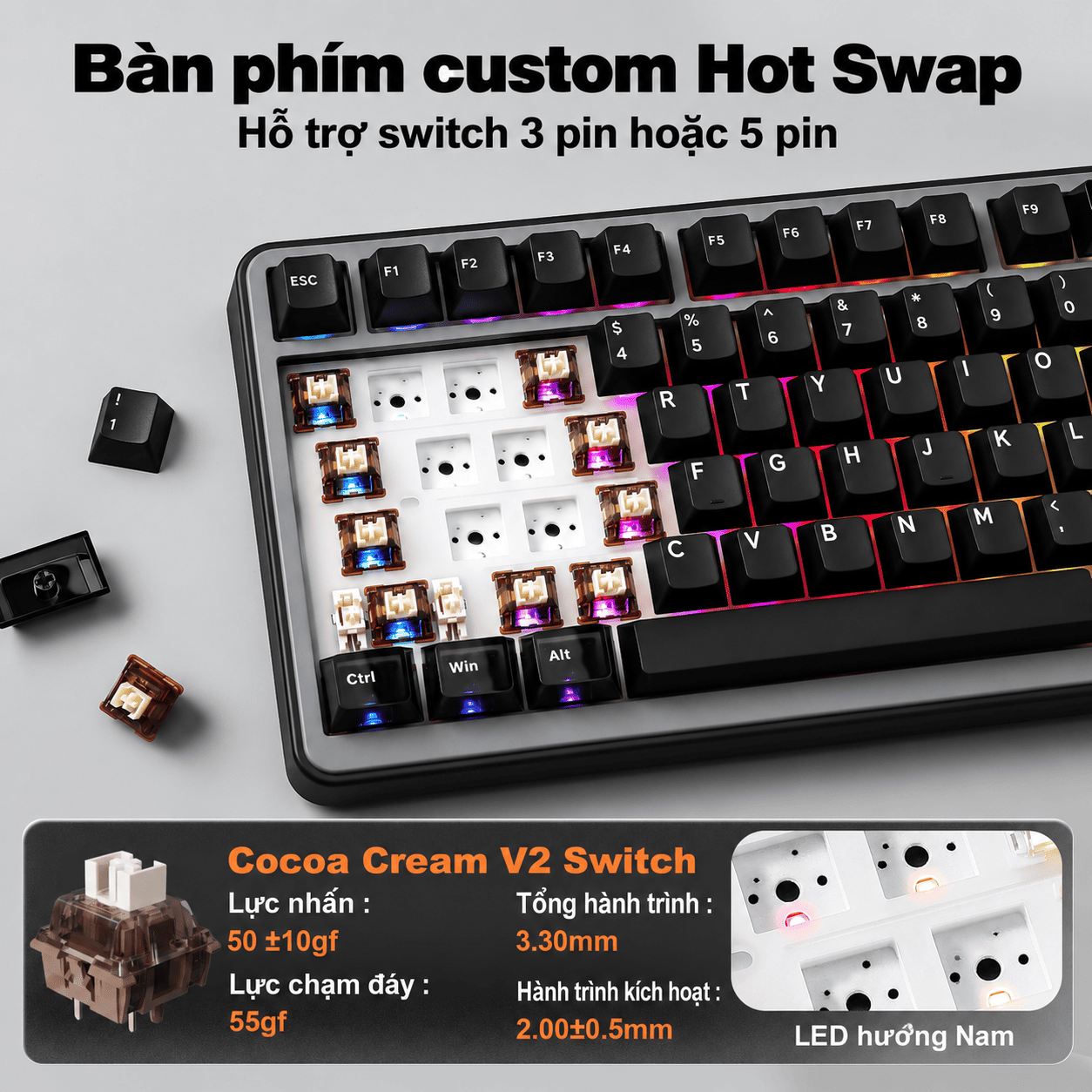 Bàn phím cơ Yunzii B75 Pro Max