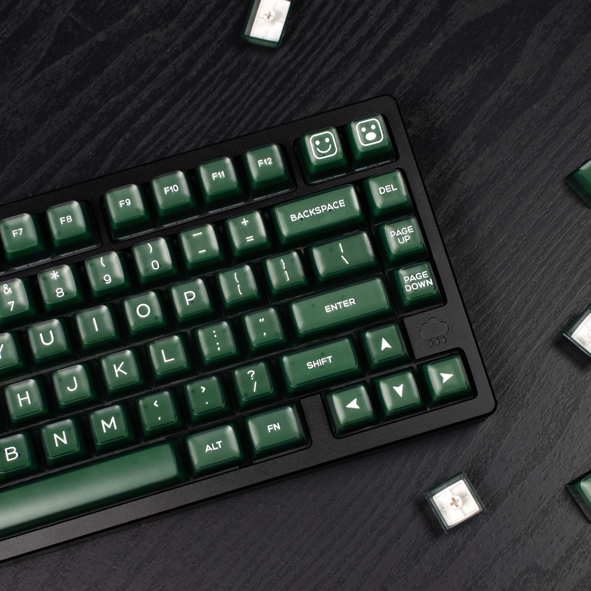Keycap SA Green Mintcaps  PBT doubleshot
