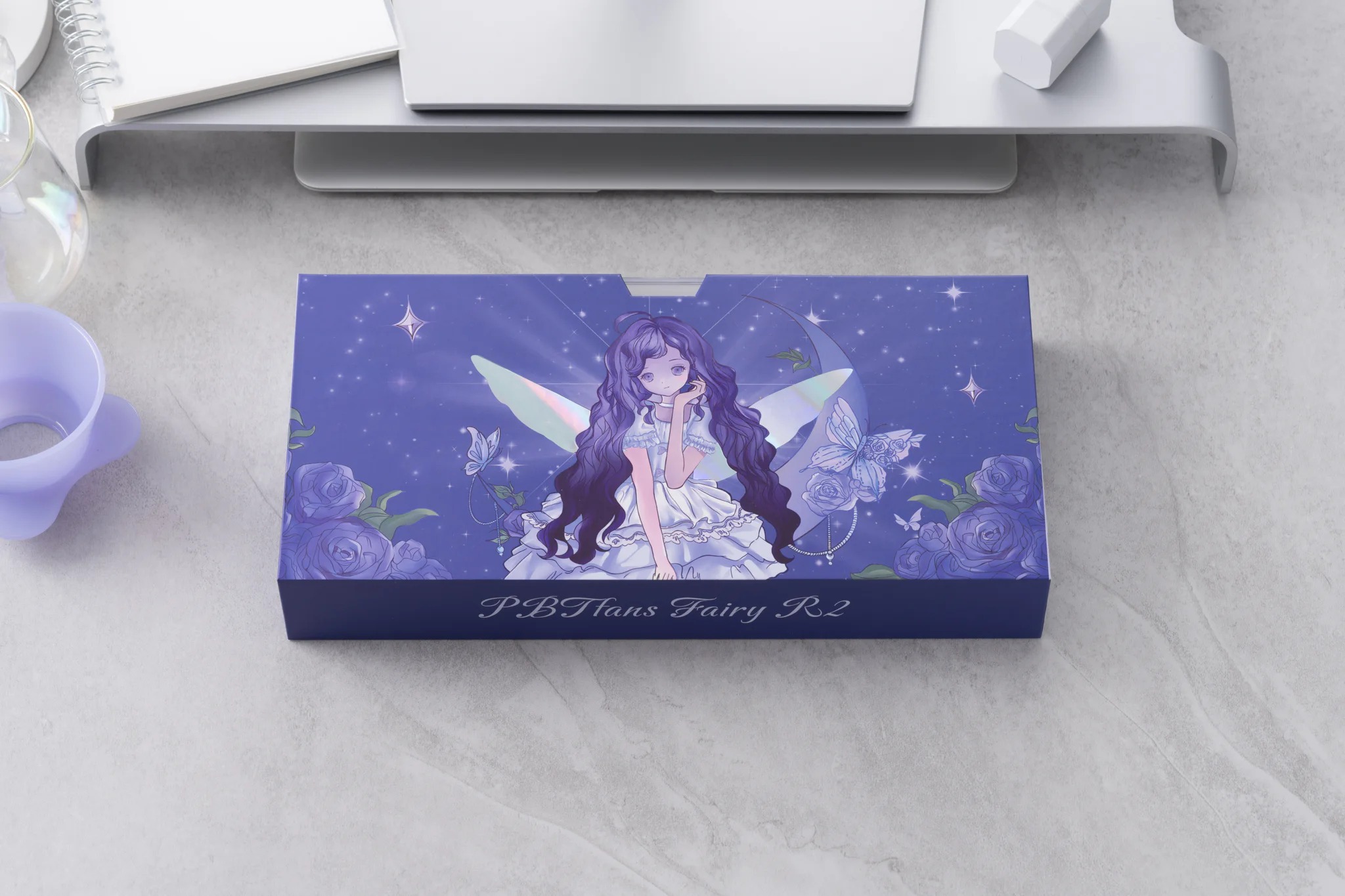 Keycap PBTfans Fairy R2 Cherry PBT Doubleshot