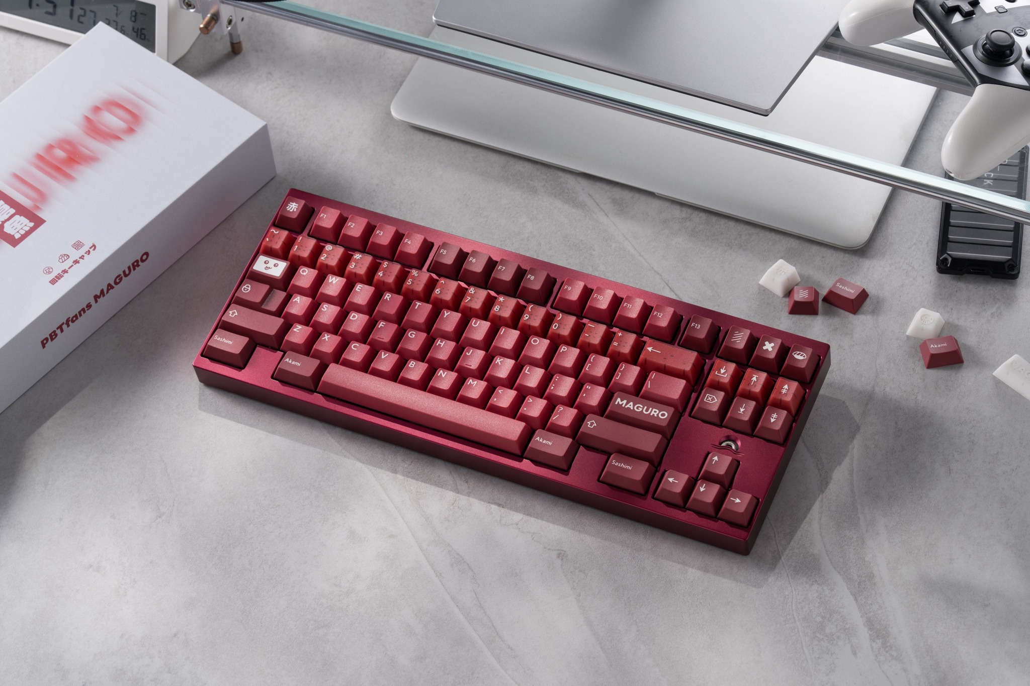 Keycap PBTfans Maguro Cherry PBT Doubleshot