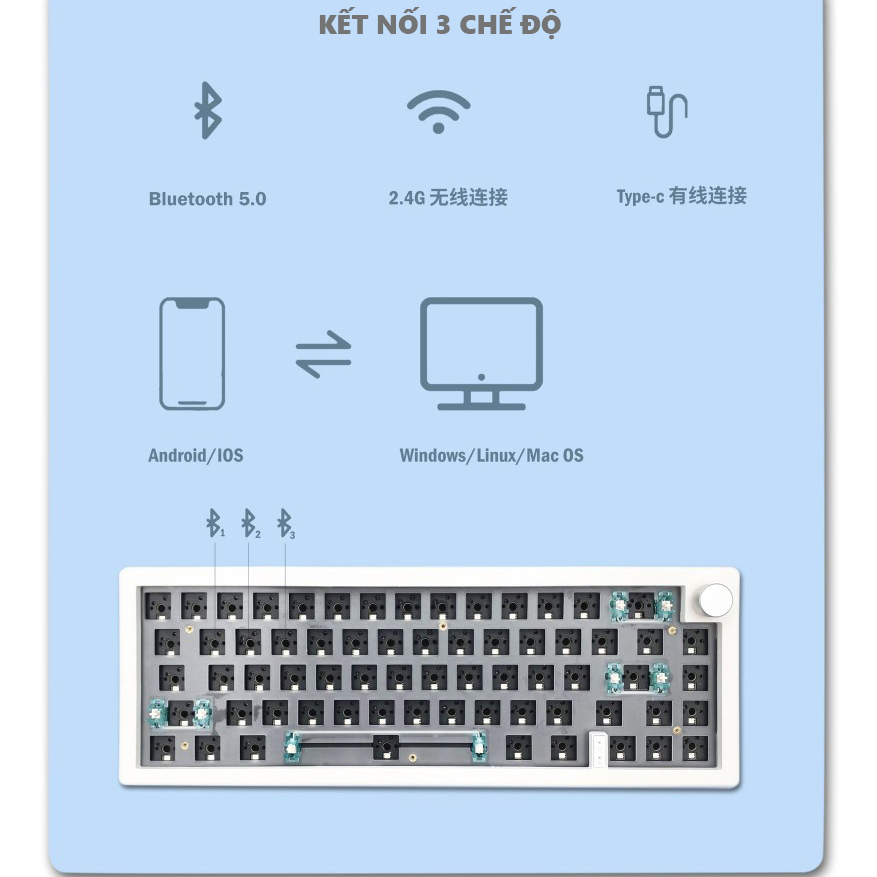 [In Stock] Bàn phím cơ GMK67