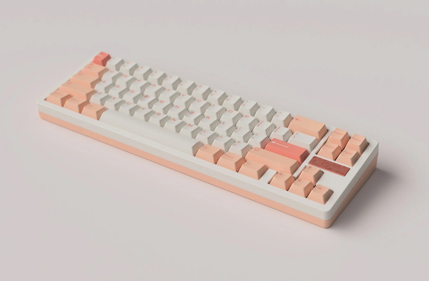 Keycap Cherry GMK Peach n Cream Lite ABS Doubleshot