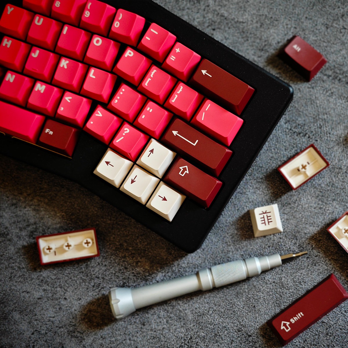 Keycap Cherry Mintcap Golden Velvet ABS Doubleshot