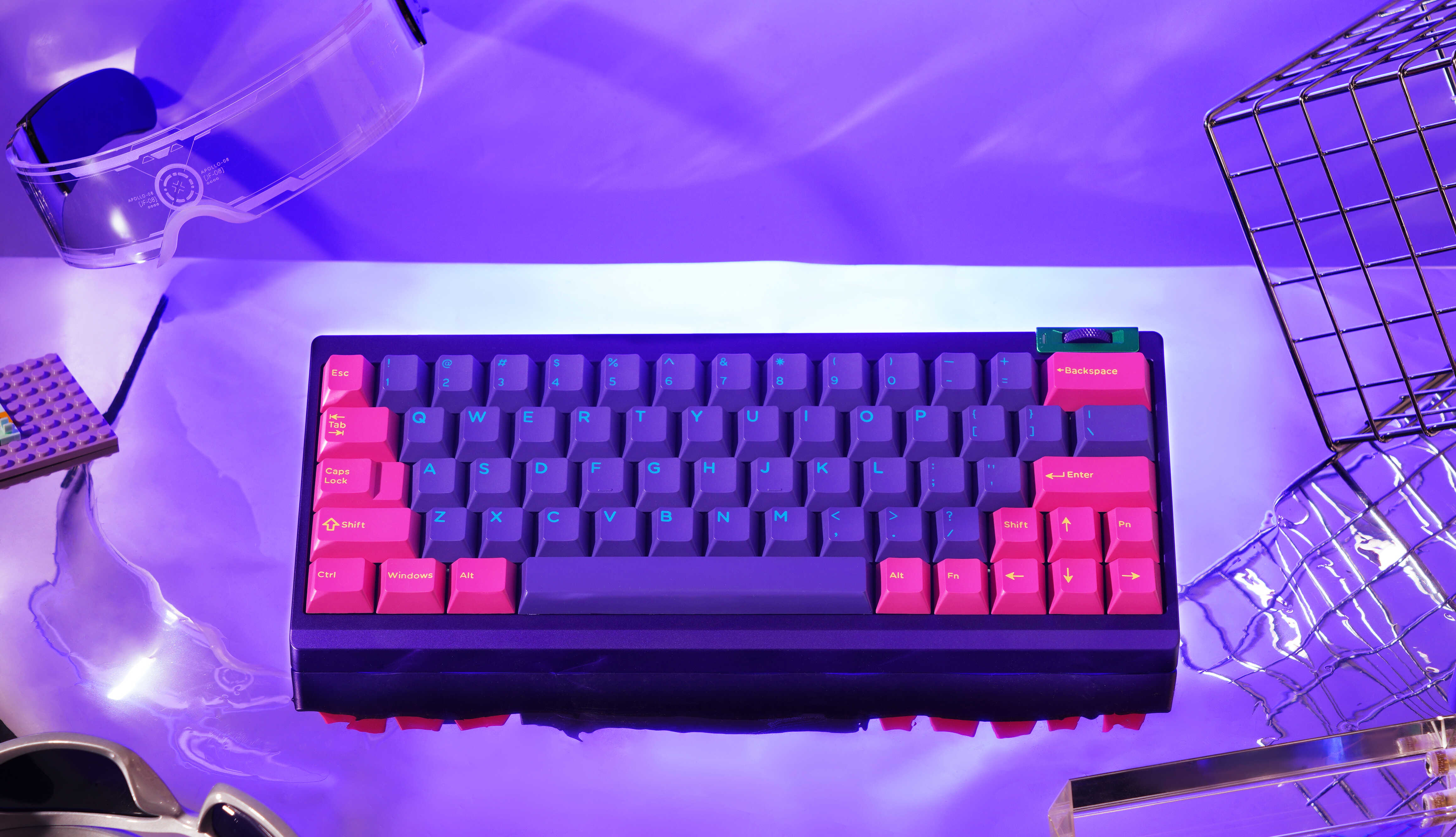 [GB] Zoom64 Mechanial Keyboard Kit - Neon Violet