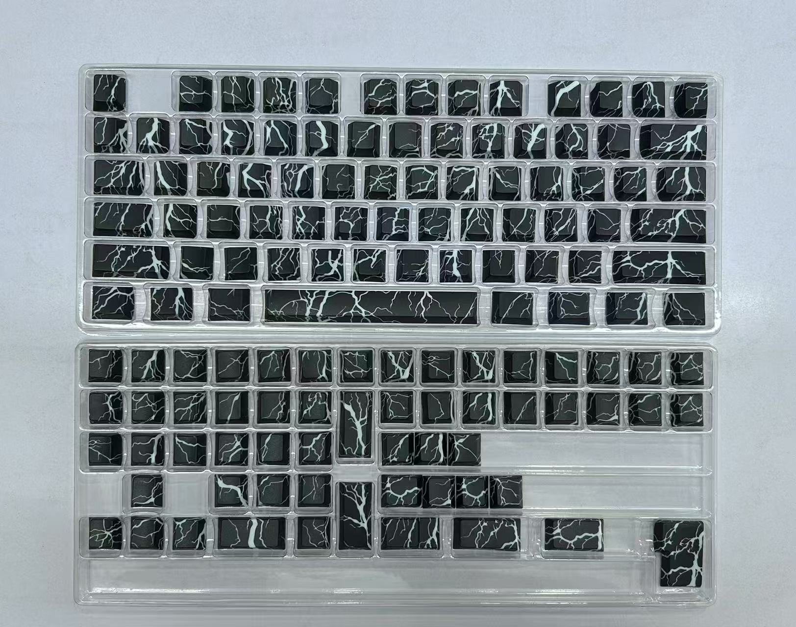 Keycap Lightning Ninja Profile Cherry Xuyên LED PBT Dyesub