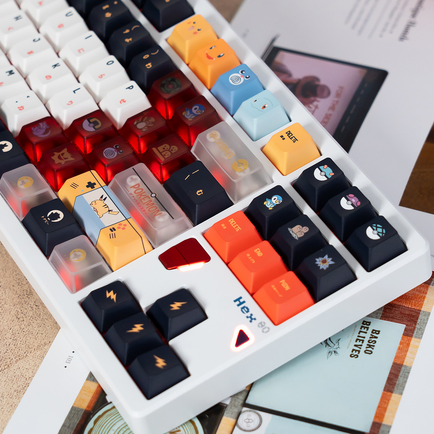 Keycap TapTempo Pokemon Cherry PBT Dyesub