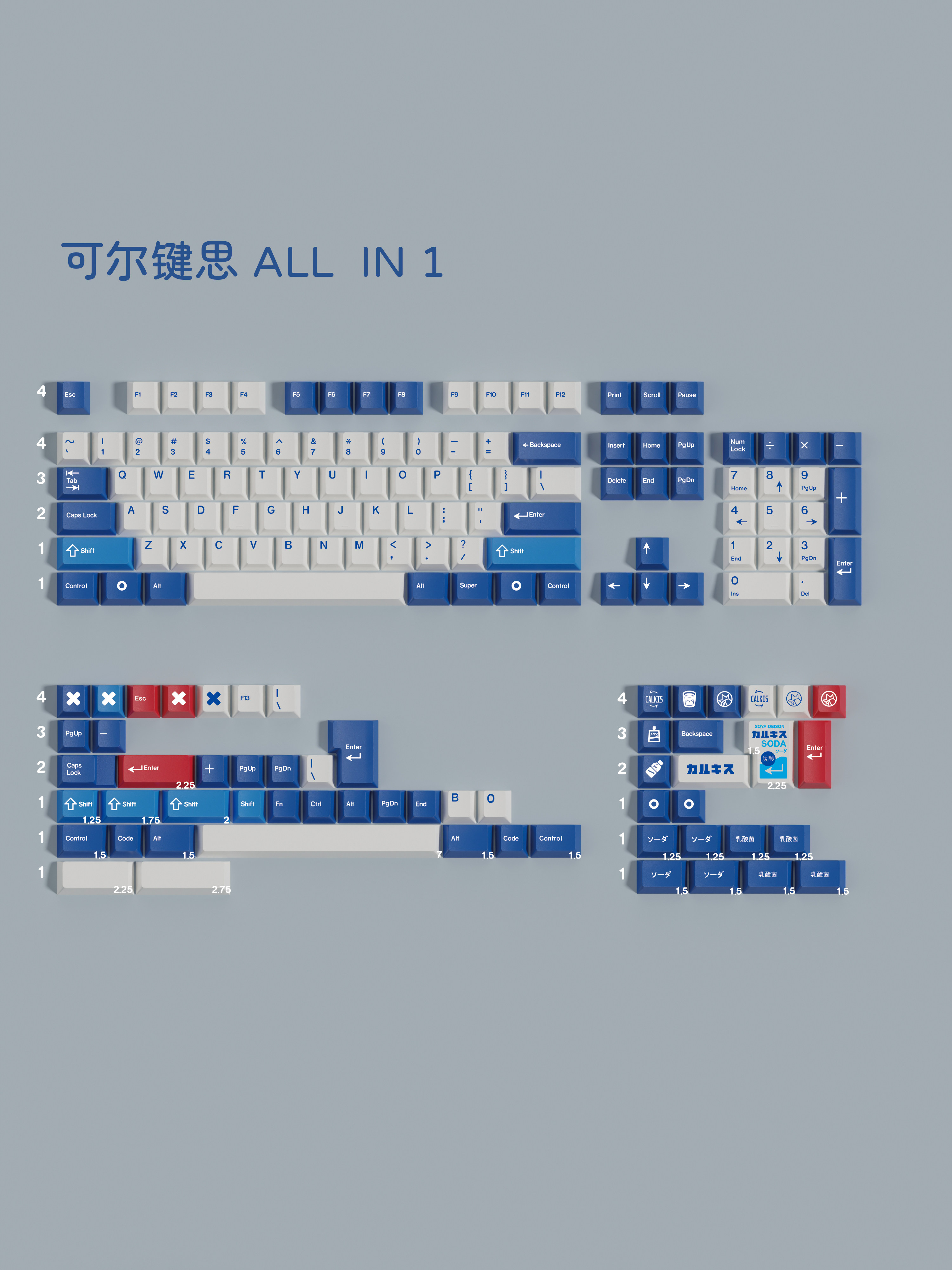 [In Stock] Keycap Walker Kirkkins Cherry PBT Dyesub